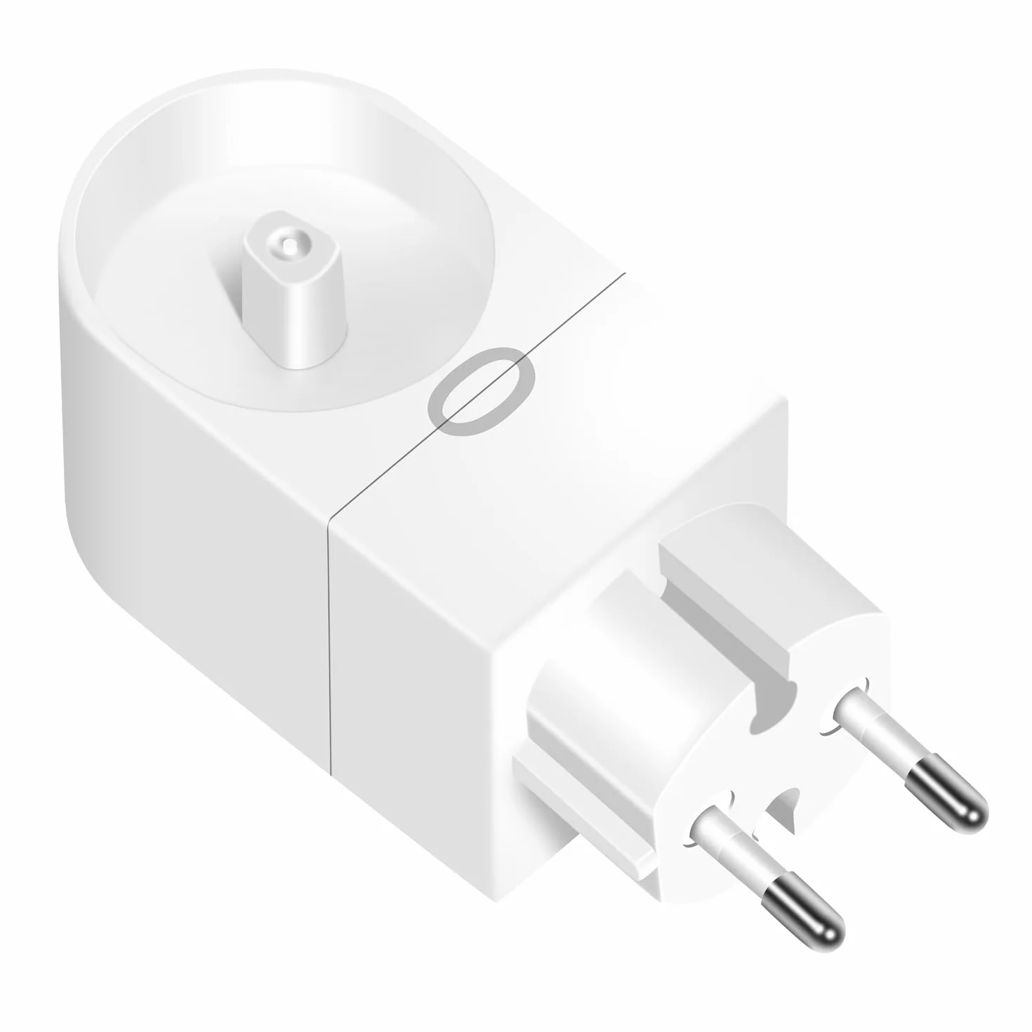 Ładowarka ścienna 2 w 1 do elektrycznej szczoteczki do zębów Oral-B/Braun, ładowarka ścienna do szczoteczki do zębów Oral-B iO3 iO4 iO5 iO6 PRO 3/DB Series, wtyczka brytyjska typu 3757 Base (biała)