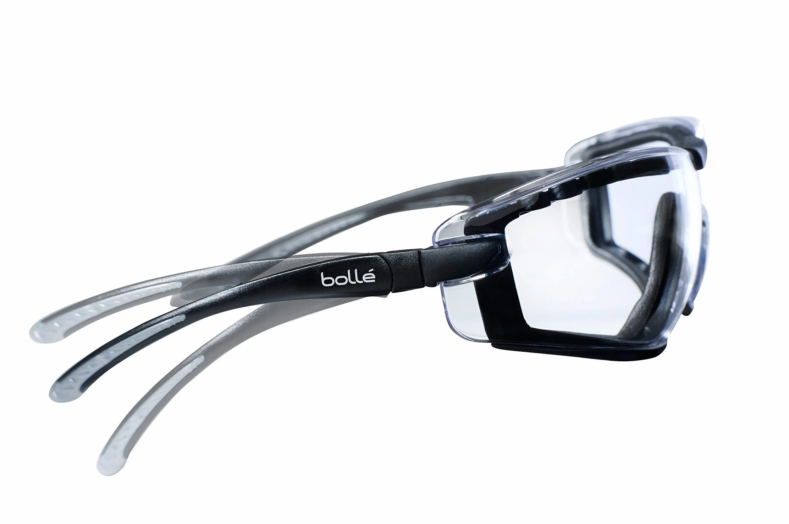 Bollé Safety COBFTPSI "Cobra" Black okulary ochronne z przezroczystymi soczewkami, rozmiar uniwersalny
