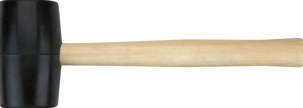 M³otek gumowy 63 mm/680 g, trzonek drewniany TOPEX 02A345