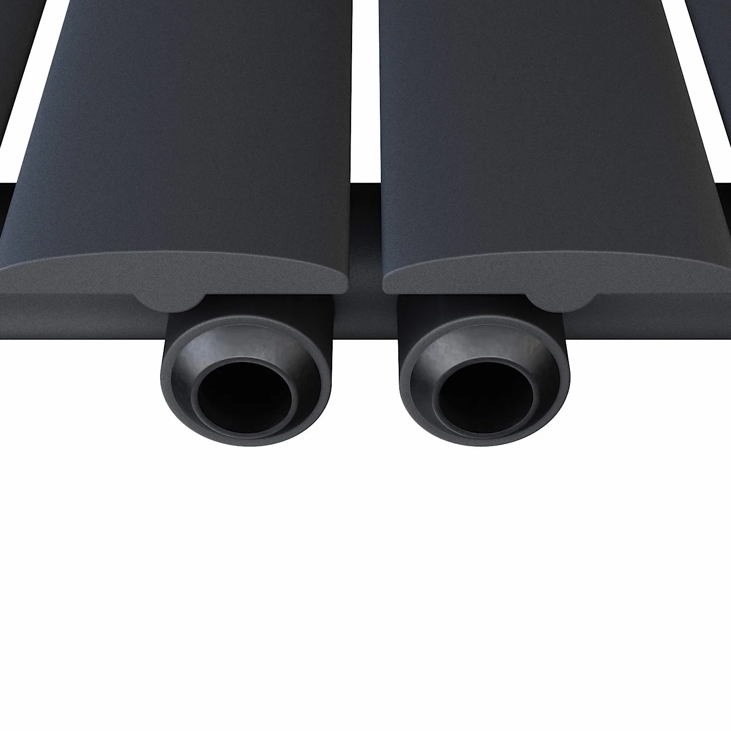 ELEGANT Grzejnik płaski pionowy antracyt 1600 x 308 mm Design grzejnik panelowy jednowarstwowy płaski grzejnik przyłącze środkowe ogrzewanie