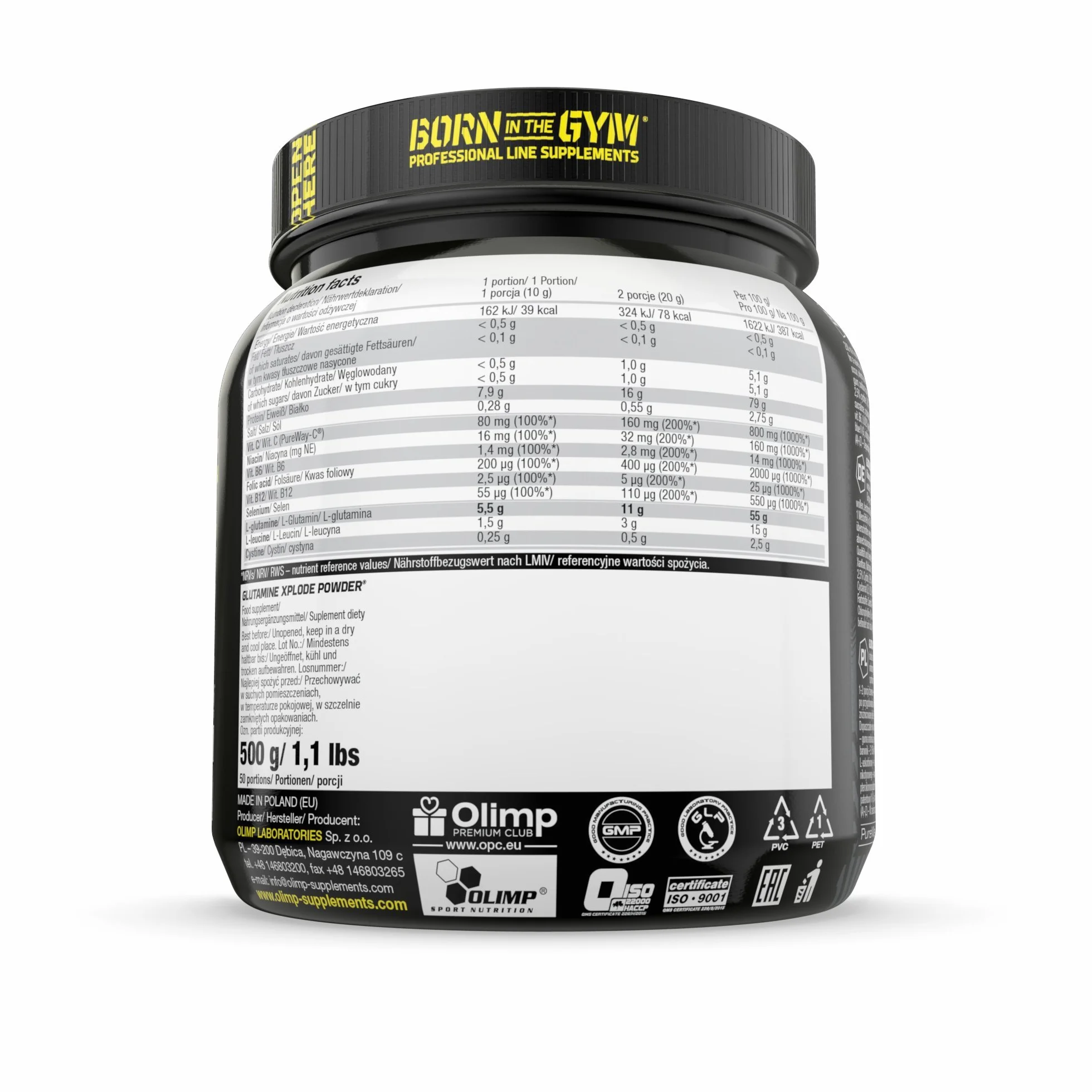 Olimp Glutamina Xplode Powder (500 g) - ananas