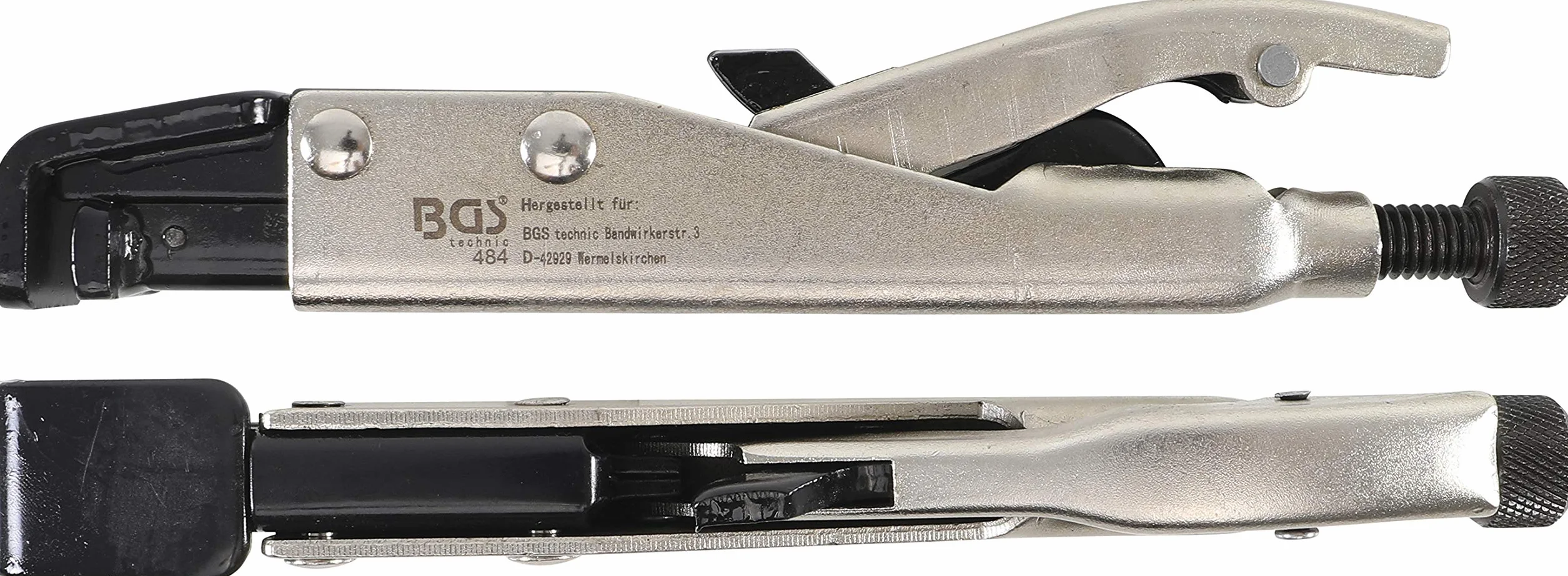 BGS 484 | Szczypce samozaciskowe | z mechanizmem szybkiego zwalniania | 220 mm