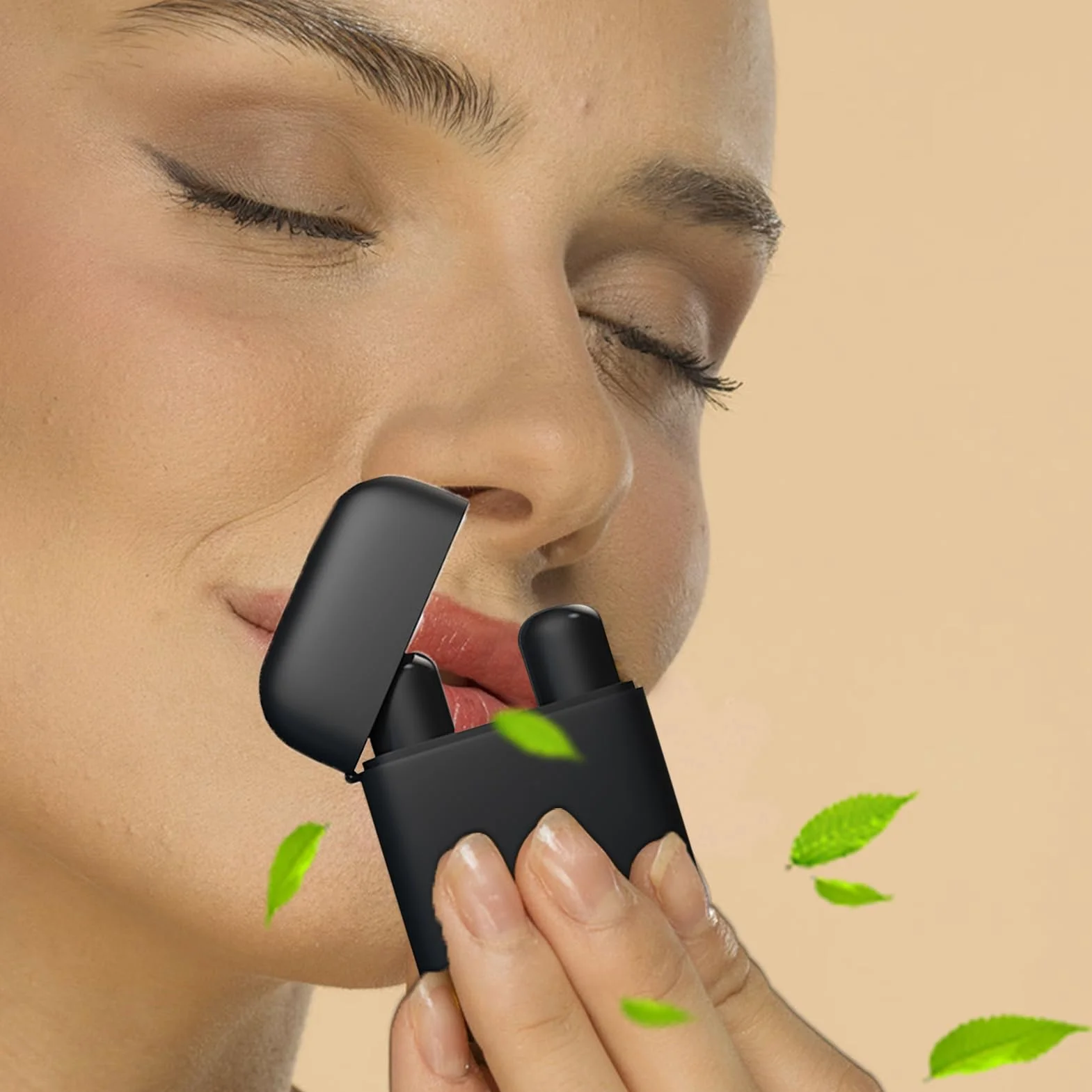 Inhalator do nosa, patyczki do nosa, konstrukcja z podwójną dyszą, naturalny dyfuzor oleju, ulga aromaterapeutyczna w podróży, przekrwienie zatok, choroba lokomocyjna, nudności, koncentracja pamięci