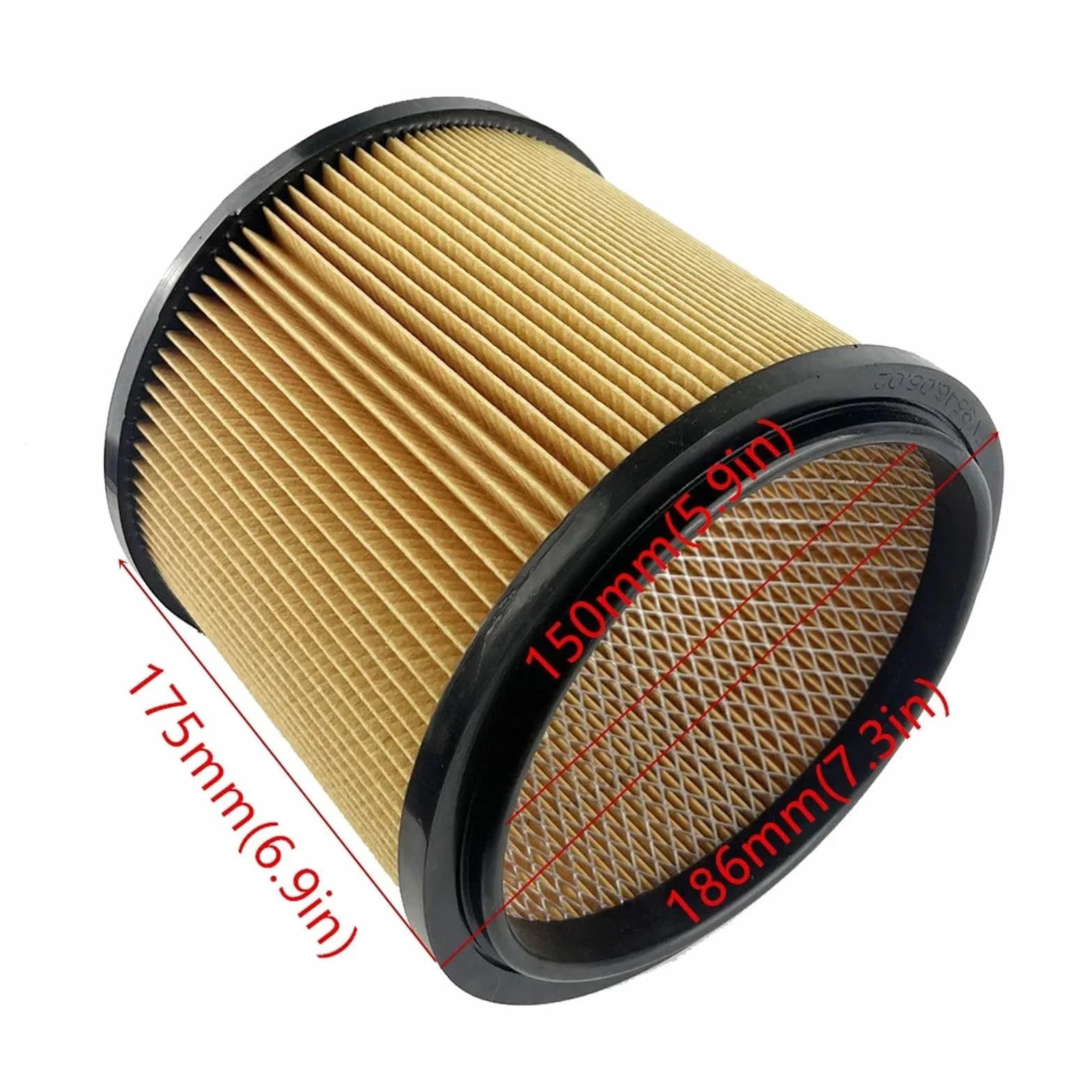 Siatka filtra odkurzacza Wkład próżniowy Filtr HEPA częściami do odkurzaczy Kompatybilny z Parkside PNTS 1500 C4 Wet Dry Dryer Cleaner Typ filtra Maszyna z filtrem próżniowym Filtr filtr
