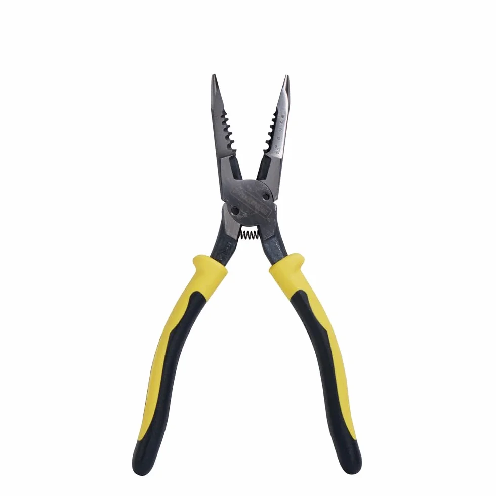 Klein Tools J206-8C Długie szczypce sprężynowe z uchwytami sprężynowymi z podwójnym materiałem