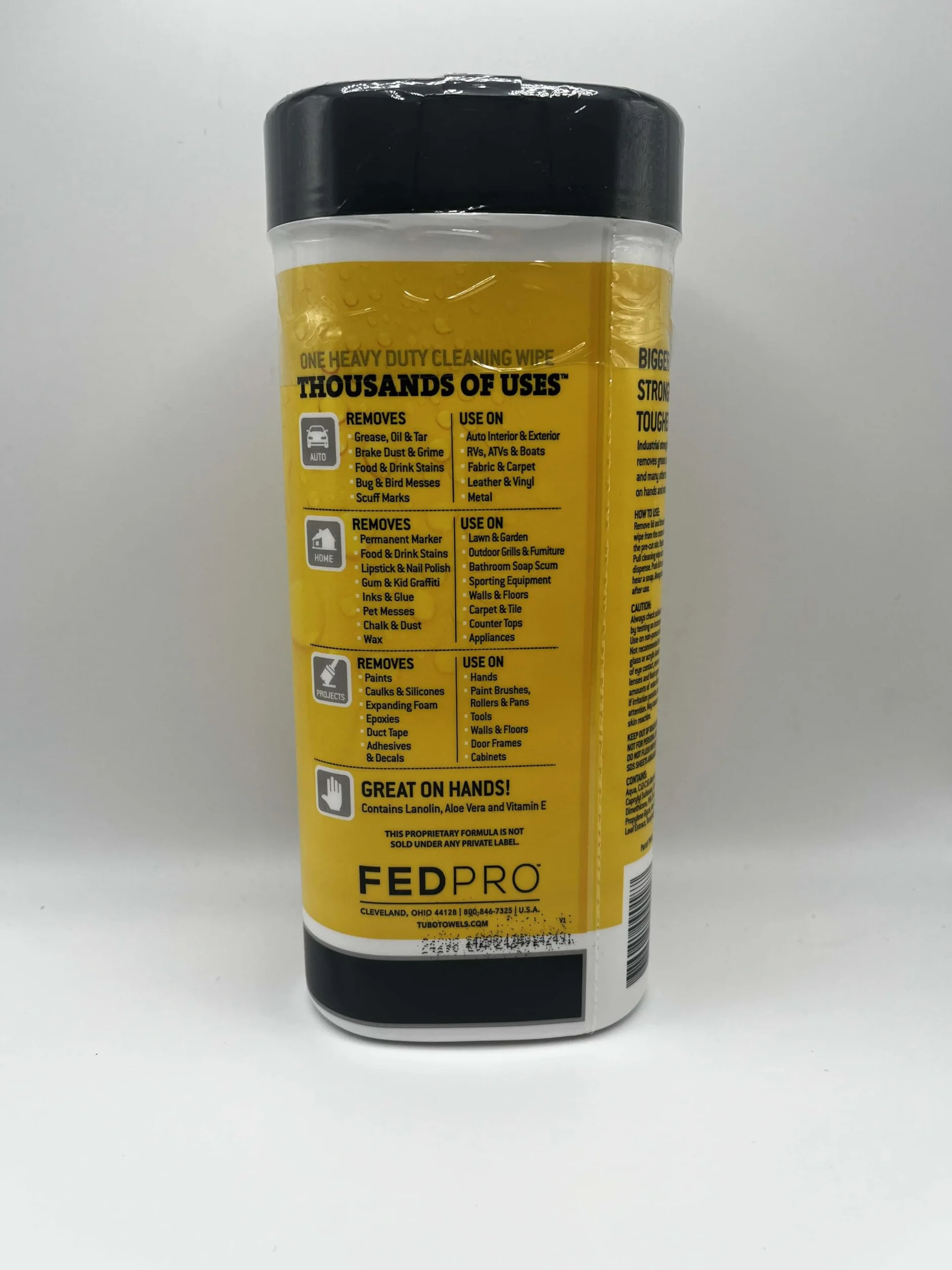 Federal Process TW40 ściereczka do czyszczenia wanna O 18 x 20 cm, 40 chusteczek