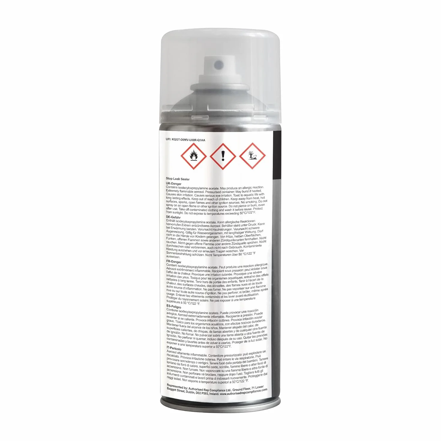 JENOLITE Stop Leak Sealer Spray, wodoodporny uszczelniacz, przezroczysty, 400 ml