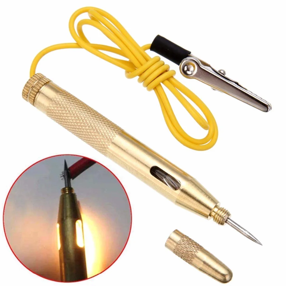 Samochodowy tester napięcia Pen Tool Auto Truck DC 6 V/12 V/24 V światło testowe obwód elektryczny