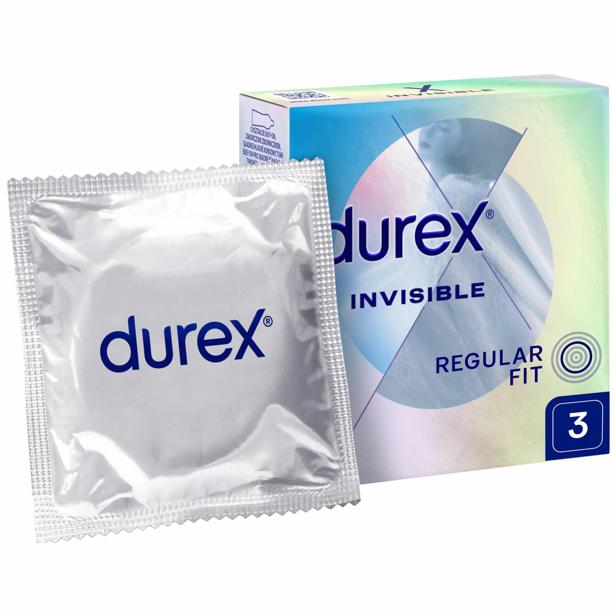 Durex Invisible Prezerwatywy supercienkie 3 szt.