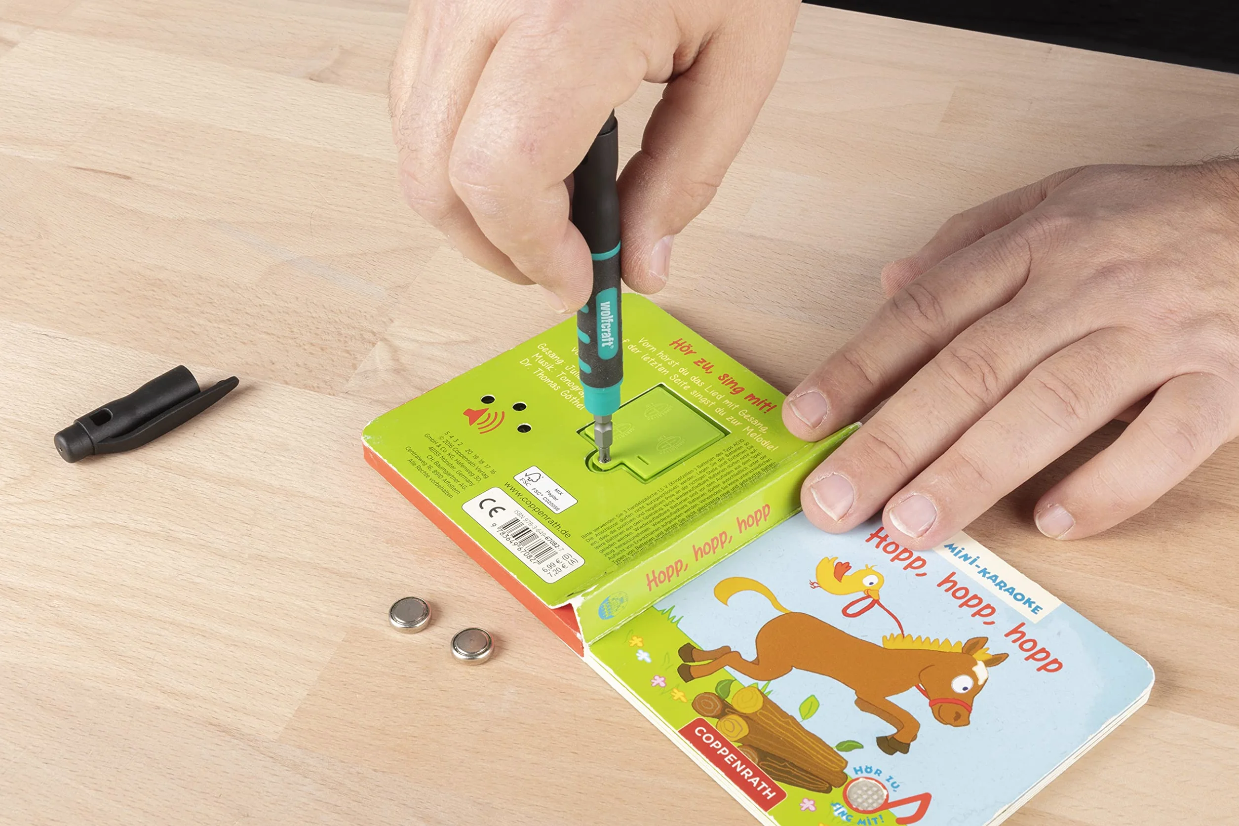 wolfcraft Mikro-Bit-Pen I 8736000 I narzędzie kieszonkowe do mikro śrub