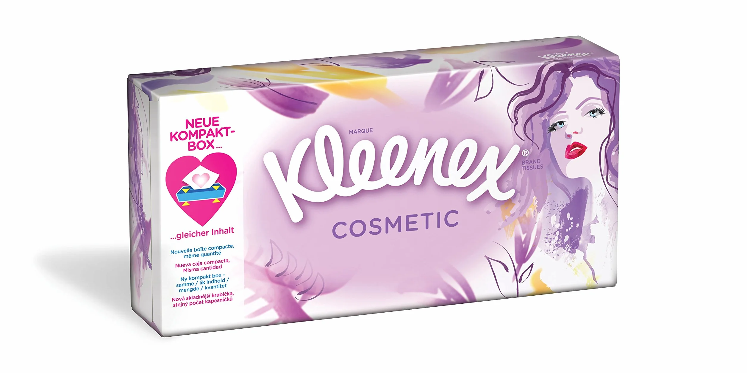 Kleenex Cosmetic 3215 Chusteczki, Biały, 80 szt.