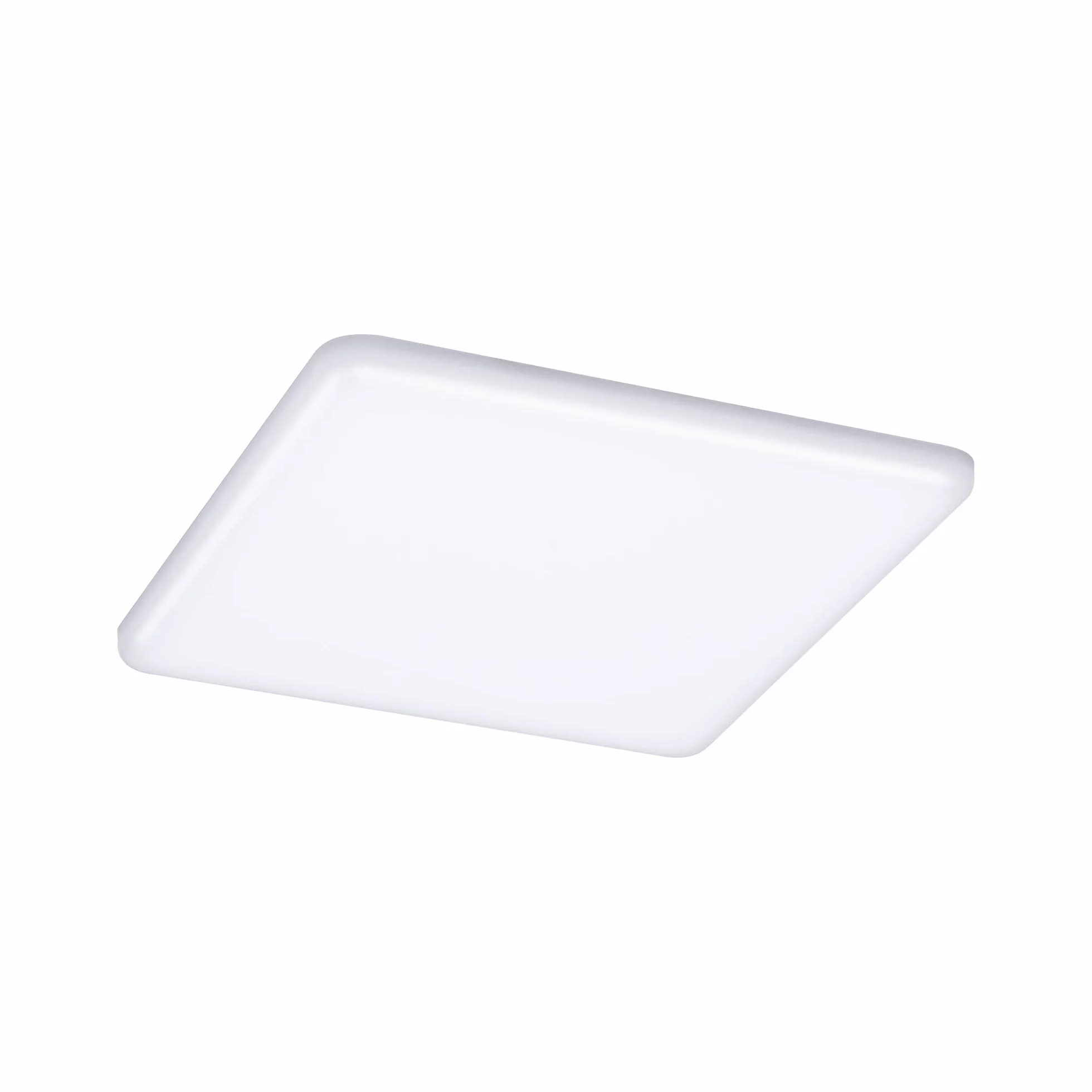 Paulmann 92398 Panel LED, oprawa wpuszczana Veluna VariFit, IP44 185x185mm czworok., w kompl. oprawa sufitowa 1x17,5 W satyn. tworzywo sztuczne 4000 K