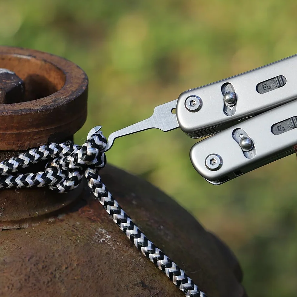 Roxon FT08 Zbuduj własne narzędzie wielofunkcyjne Akcesoria do Flex Multitool (w zestawie 4 sztuki: grzebień, kolec marlina, mini szczotka, haczyk) Dobre na zewnątrz i podczas kempingu