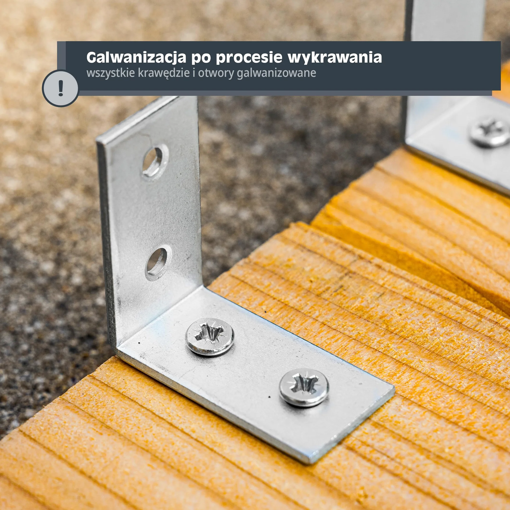HELPMATE – 48 sztuk kątowników krzeseł 30 x 30 x 14 mm – łącznik kątowy ocynkowany galwanicznie i pasywowany na niebiesko – kątownik meblowy z doskonałą ochroną przed korozją, stabilny i trwały –