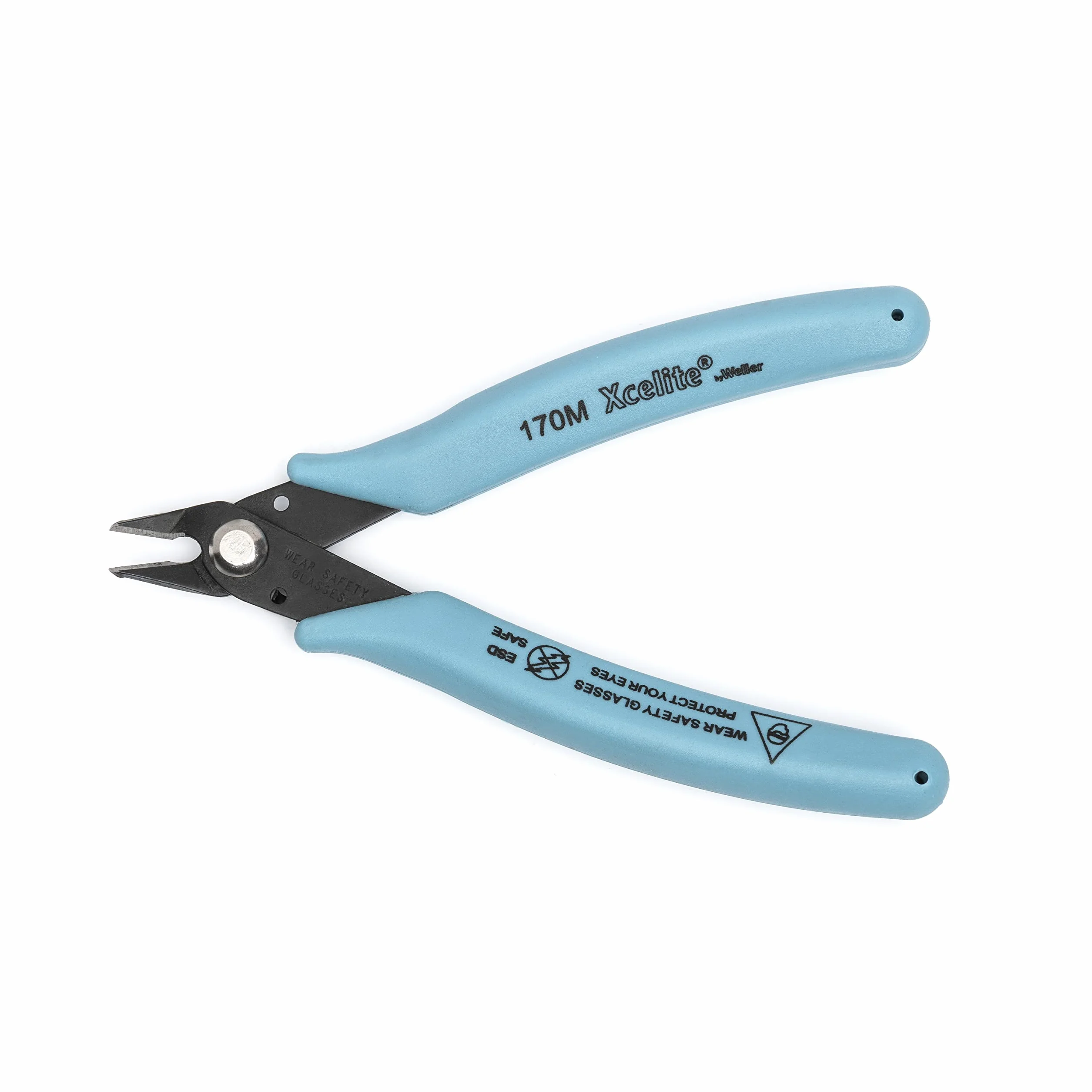 Weller Xcelite 170MN ESD Safe Shear Cutter - ogólne zastosowanie, 127 mm (5 cali), niebieski