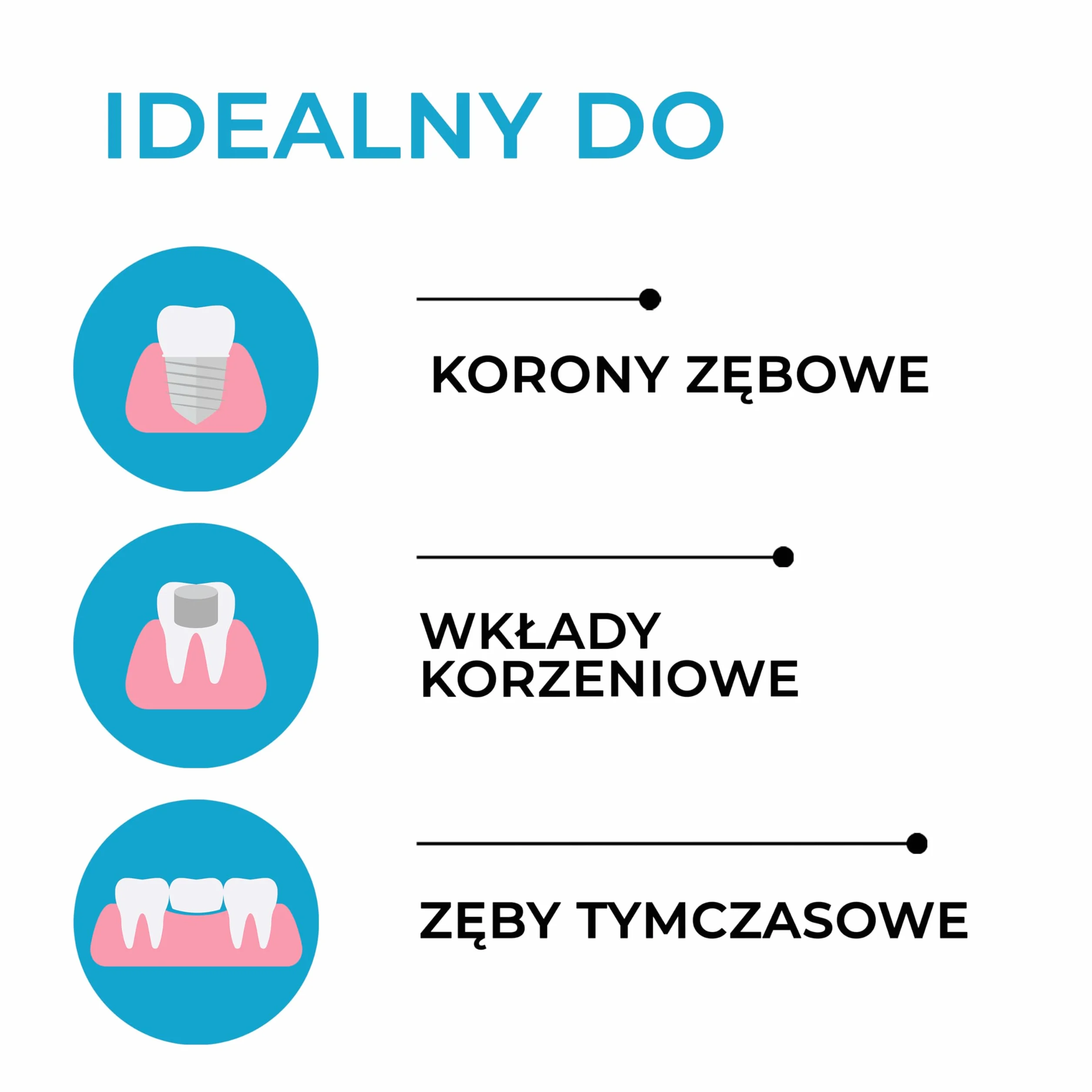 Zestaw tymczasowego cementu dentystycznego, do wielokrotnego stosowania i maksymalnej przyczepności, do mocowania mostów i kapsułek dentystycznych, zestaw naprawczy do mostów, Made in Italy z Temp BondNE