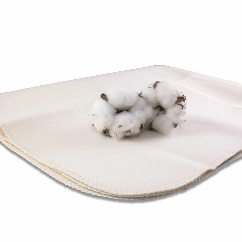 GRÜNSPECHT Naturprodukte 164-00 Wodoszczelna Wkładka do Łóżka, 70 x 100 cm, Biała