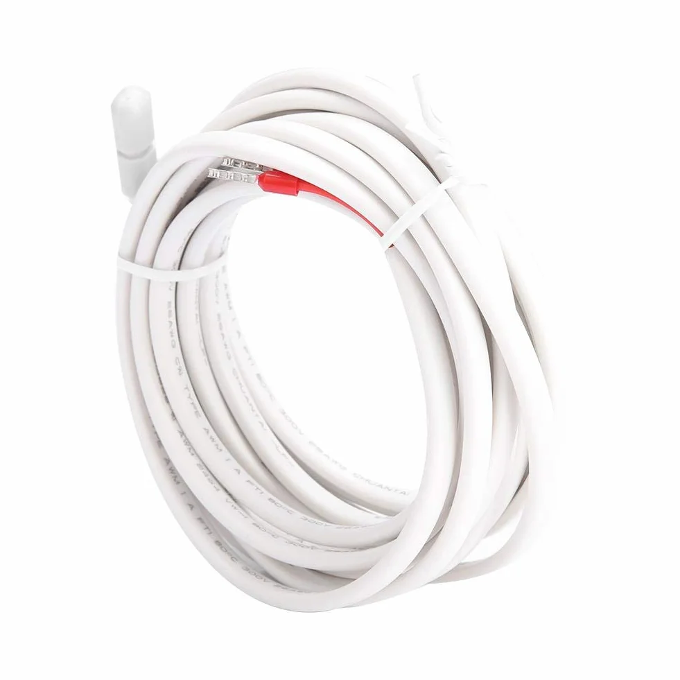 VOBOR Termostat sonda czujnikowa 3 m, sonda RTD, czujnik temperatury podłogowej, kabel sondy, ogrzewanie podłogowe, termostat, akcesoria do systemu ogrzewania podłogowego, termostatu