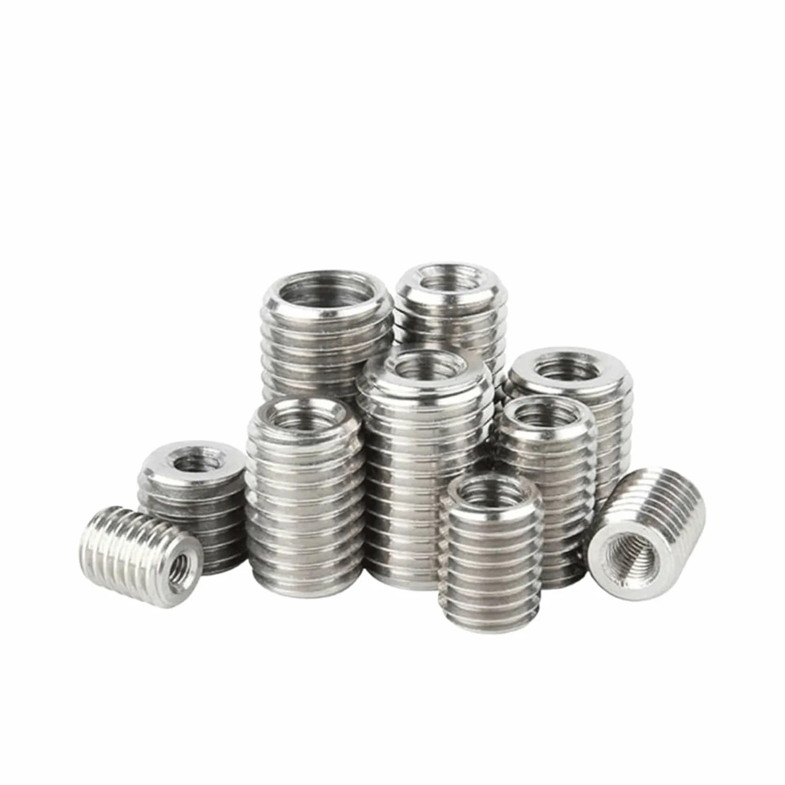M2 M2,5 M3 M4 M5 M6 M8 M10 M12 M14 M16 Stal nierdzewna 304 Gwint wewnętrzny zewnętrzny Adapter śrubowy Nakrętki Tuleja wsuwana Nakrętka konwertera(M8-M16 (5pcs))