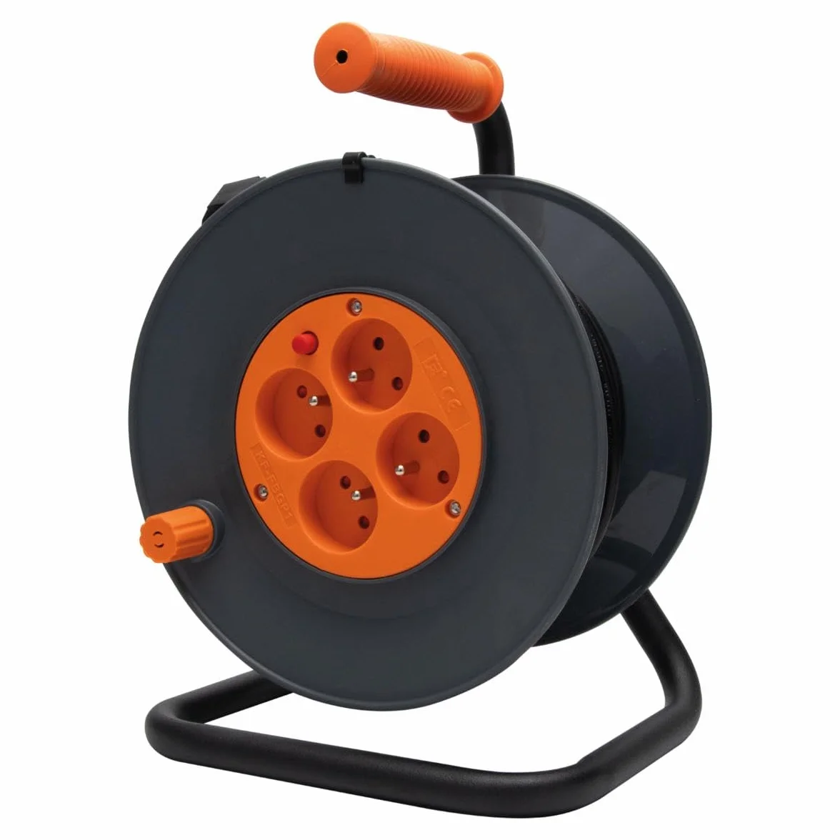 Zenitech HO5VV-F 3G1mm² 25m 4-gniazdowa bębna+wyłącznik automatyczny