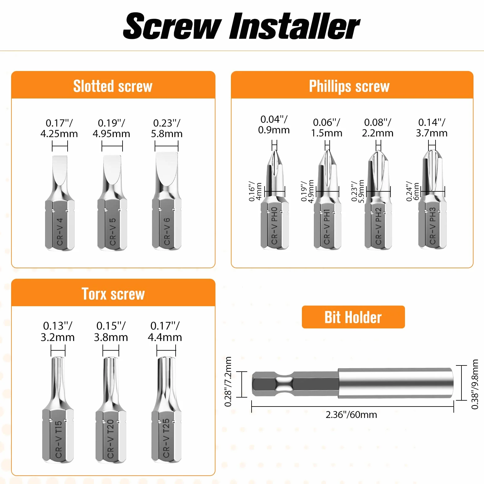 Nuovoware Damaged Screw Extractor Set, 33 PCS Easy Out Stripped Screw Extractor Kit, HSS Broken Screw Remover Set with 2 Magnetic Extension Bit Holder & Socket Adapter, Black