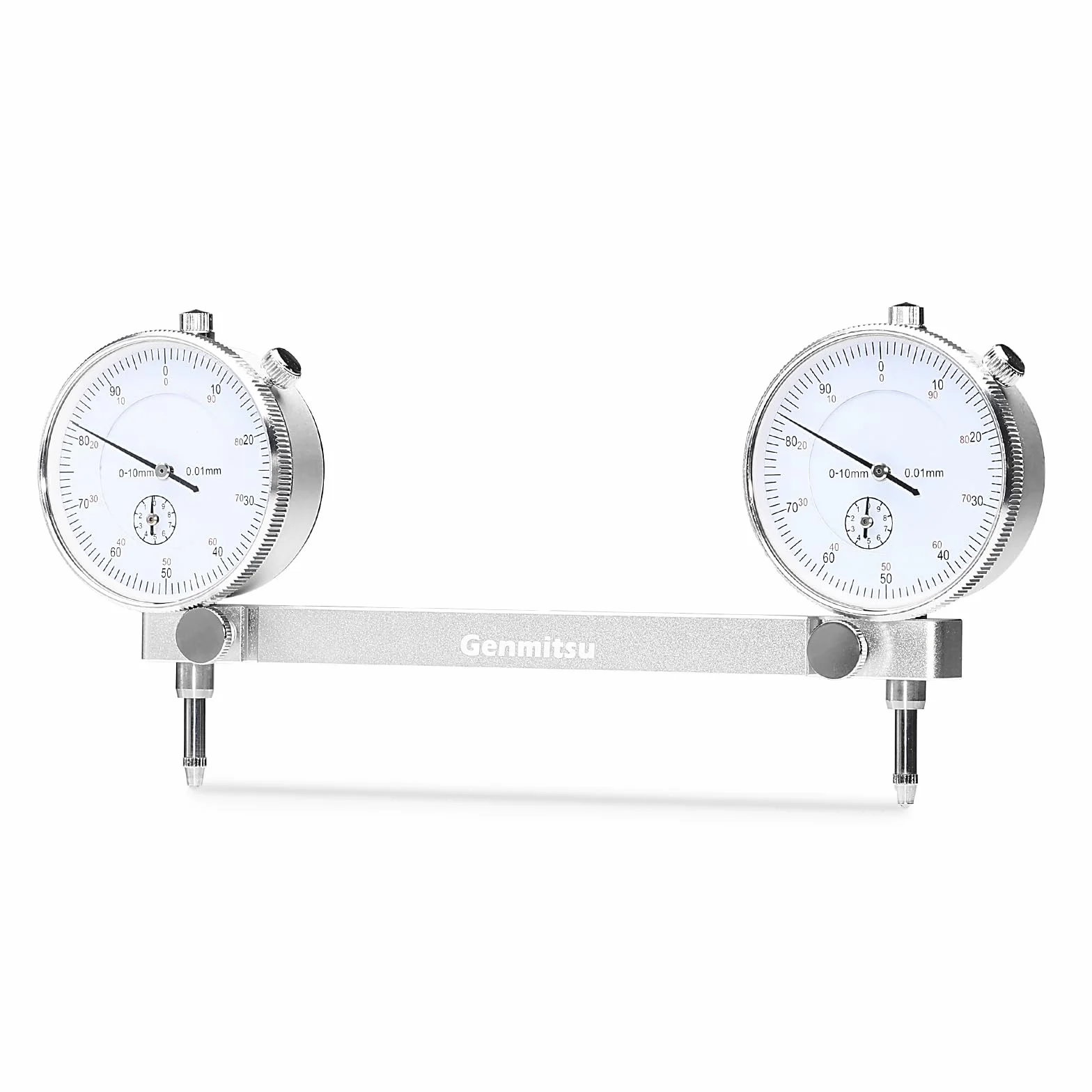 Genmitsu Frezarka CNC Tramming Tool Pro System kalibracji z chwytem 1/5.1 cm, 1/10.2 cm, chwytem 1/20.3 cm i precyzyjnymi wskaźnikami 0.0 cm, idealna do kwadratu, poziomowania i kalibracji maszyn