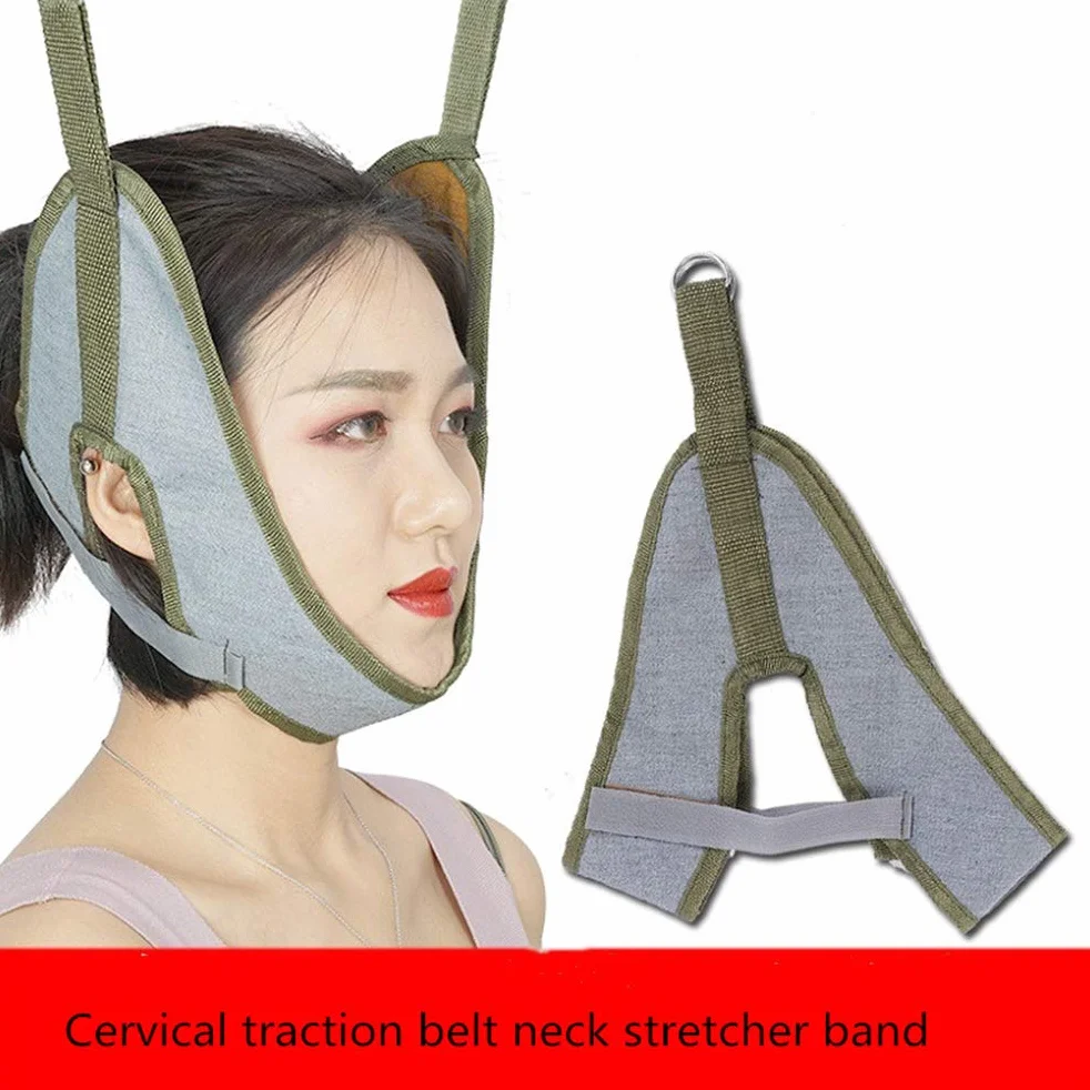 Cervical Traction Device, regulacja szyjki, opaska do rozciągania szyi, chiropraktyka, medyczna