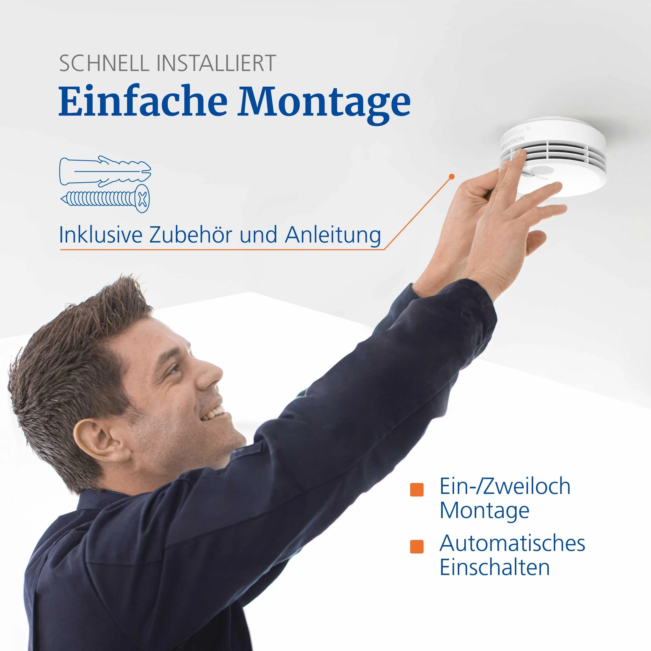 Hekatron Rauchmelder Genius PLUS X Edition 2021 funk-vernetzbarer Brandmelder Rauchwarnmelder 10 Jahre-Batterie LED mehrfarbig App-Unterstützt Amazon Exclusive 1 Stück