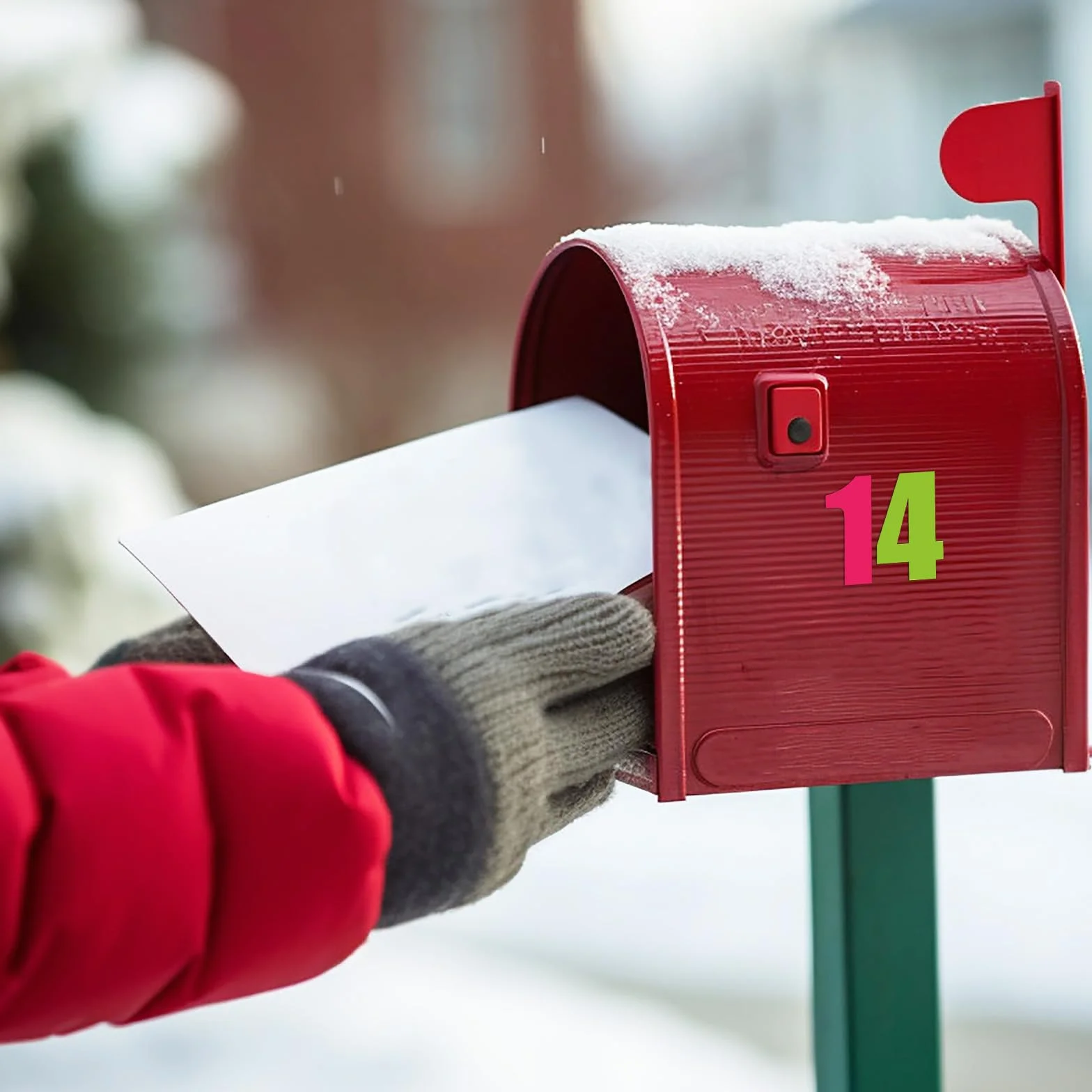 10 arkuszy / 100 szt. numerów na skrzynkę pocztową, 10 cm, odblaskowe naklejki na skrzynki pocztowe, kolorowe, wodoodporne, samoprzylepne cyfry, winylowe, naklejki do wewnątrz i na zewnątrz,