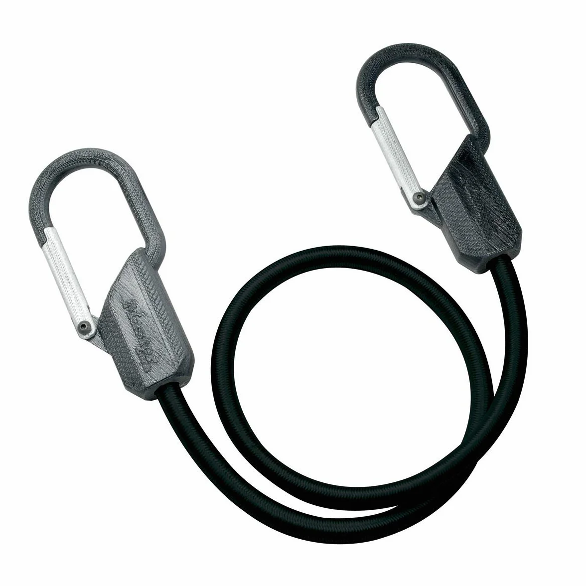 Master Lock 3205EURDAT gumowa linka napinająca z karabińczykiem [linka napinająca o długości 80 cm] [hak zabezpieczający klipsy] – idealna na kemping