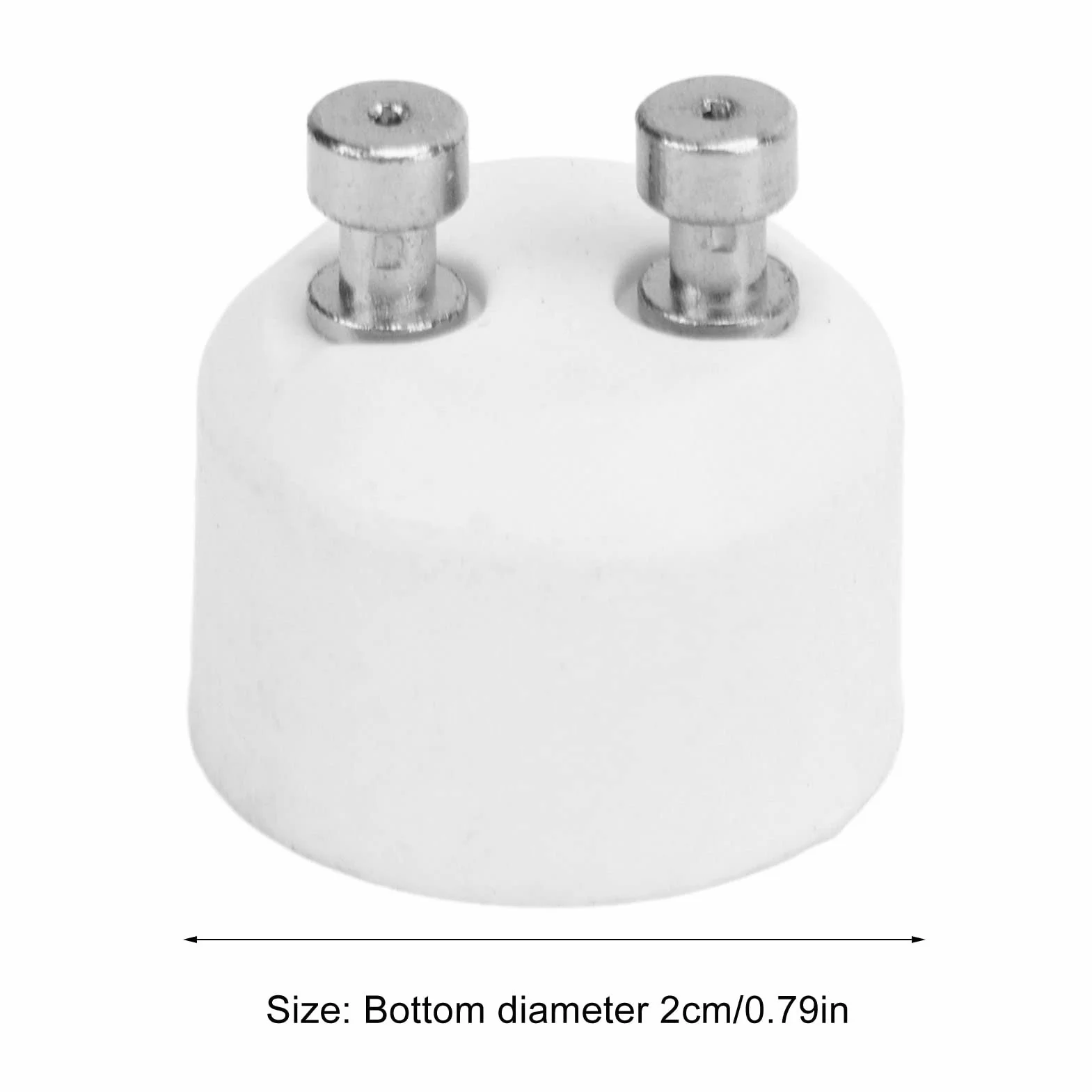 Alomejor 4 szt. GU10 na MR16 adapter cokołu odporna na wysokie temperatury oprawka lampy konwerter do lampy halogenowej LED