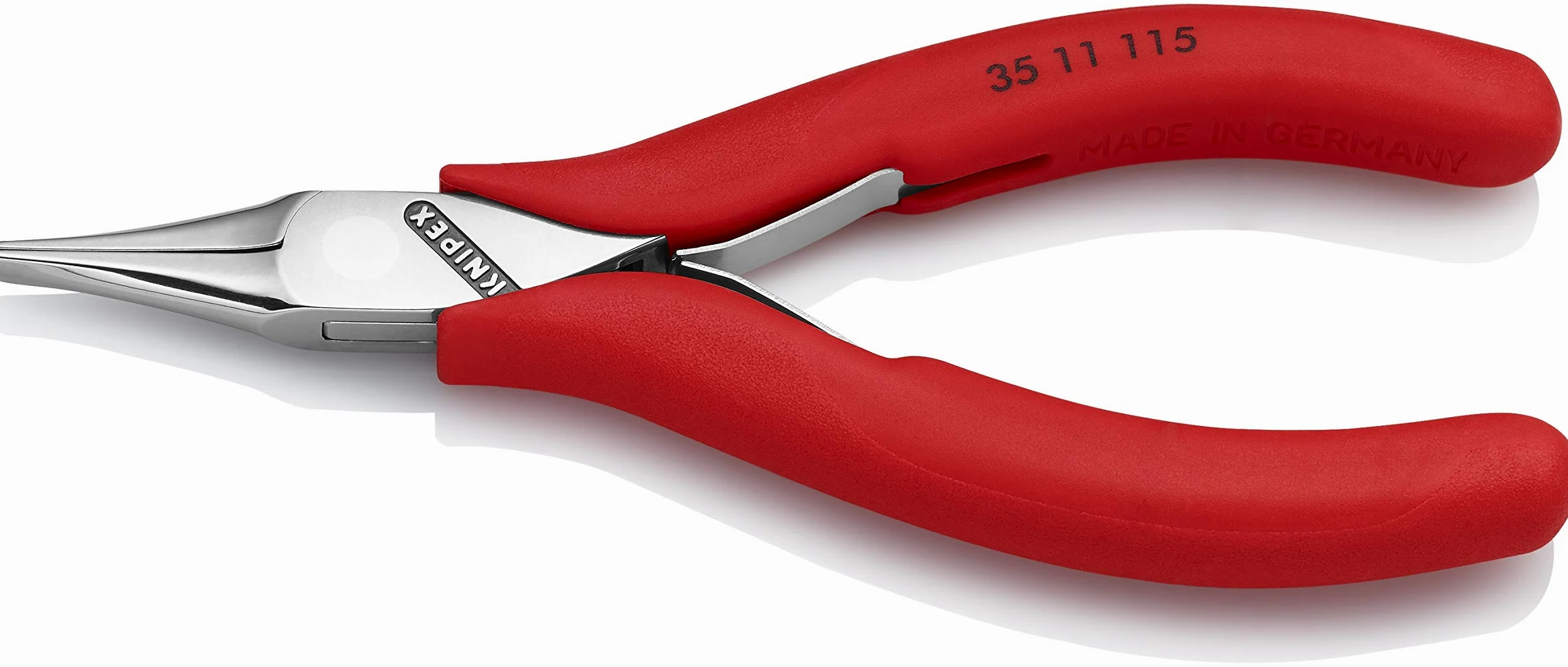 KNIPEX Narzędzia - szczypce elektroniczne, końcówki płaskie (3511115)