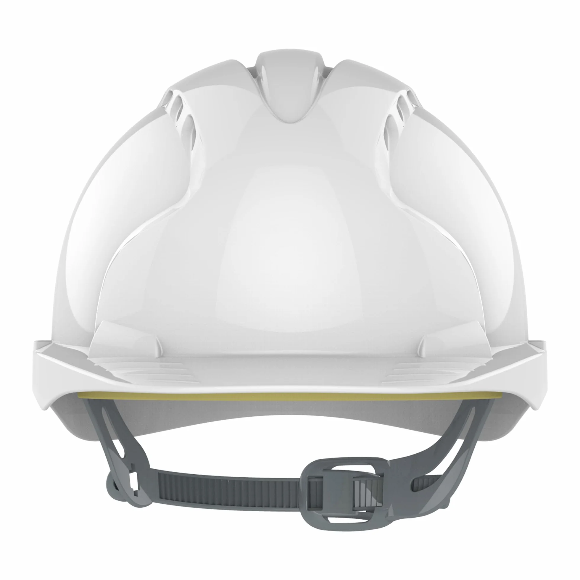 JSP Wentylowany kask EVO2 Mid Peak Wht z mechanizmem zapadkowym