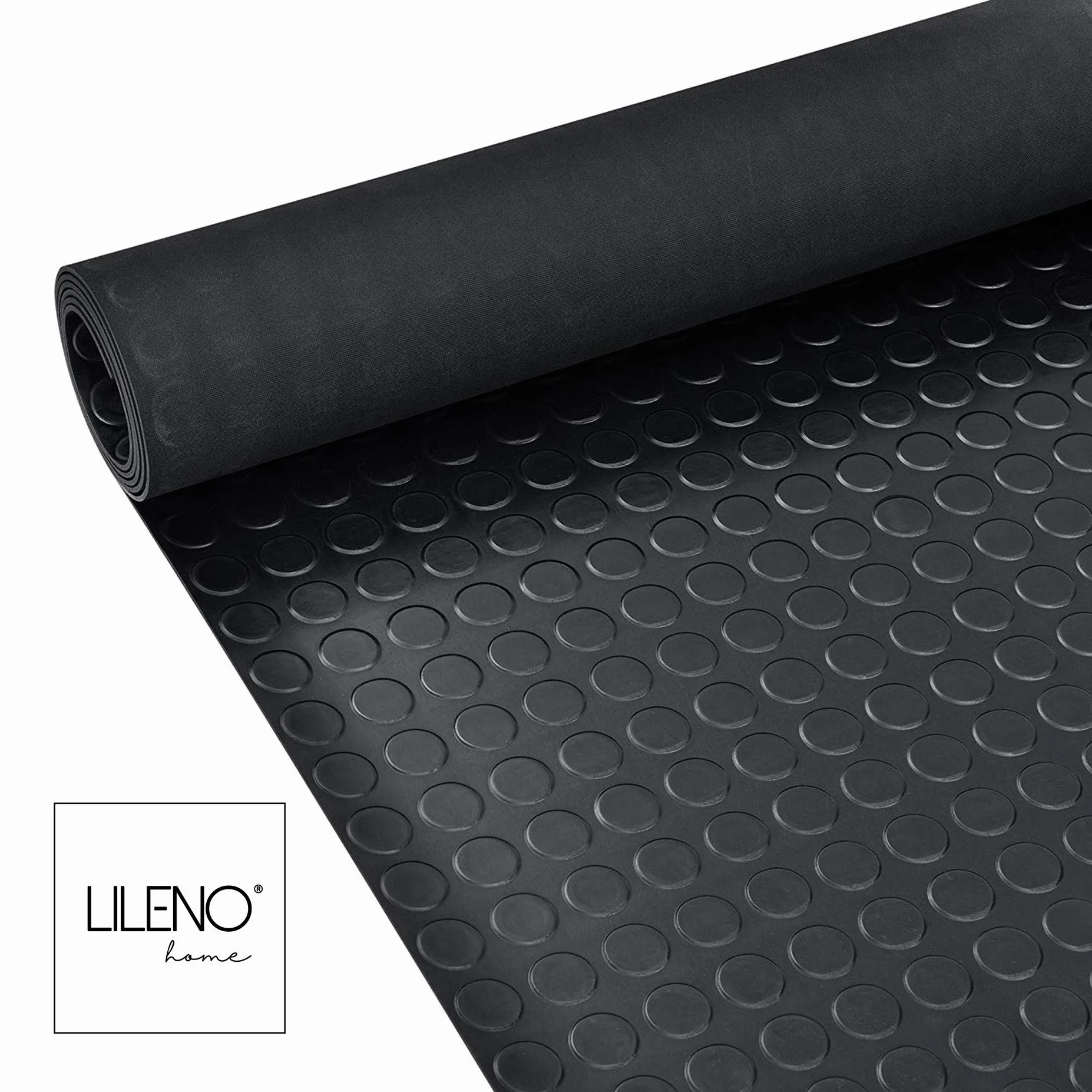 Mata gumowa z wypustkami 3 mm 130 x 100 cm antypoślizgowa podłoga warsztatowa