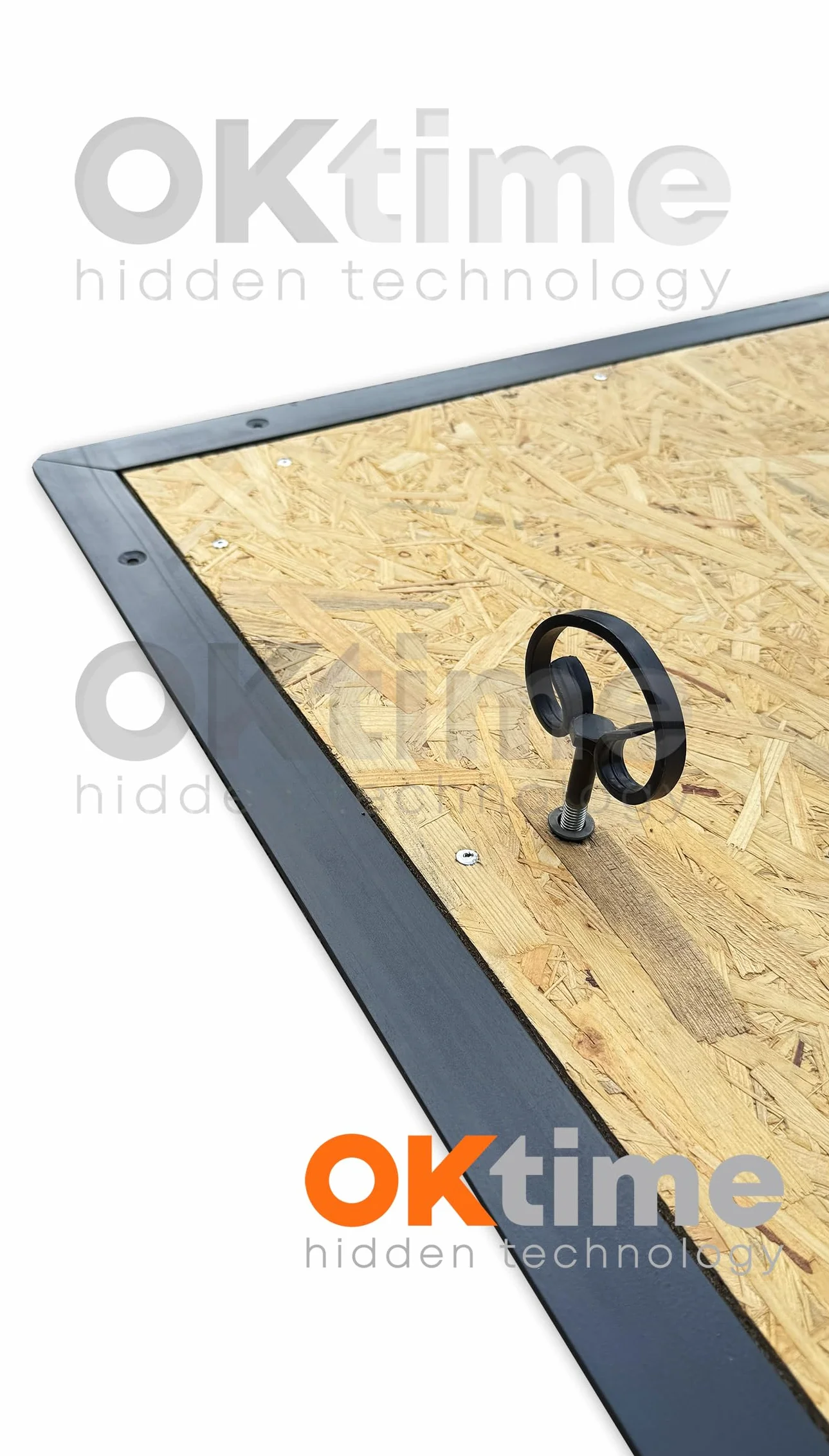 Właz Podłogowy do Piwnicy z Wodoodporną Płytą OSB - 700 x 900 mm - Gotowy do Chodzenia - Gotowy pod Laminat - Gotowy dla Ciebie