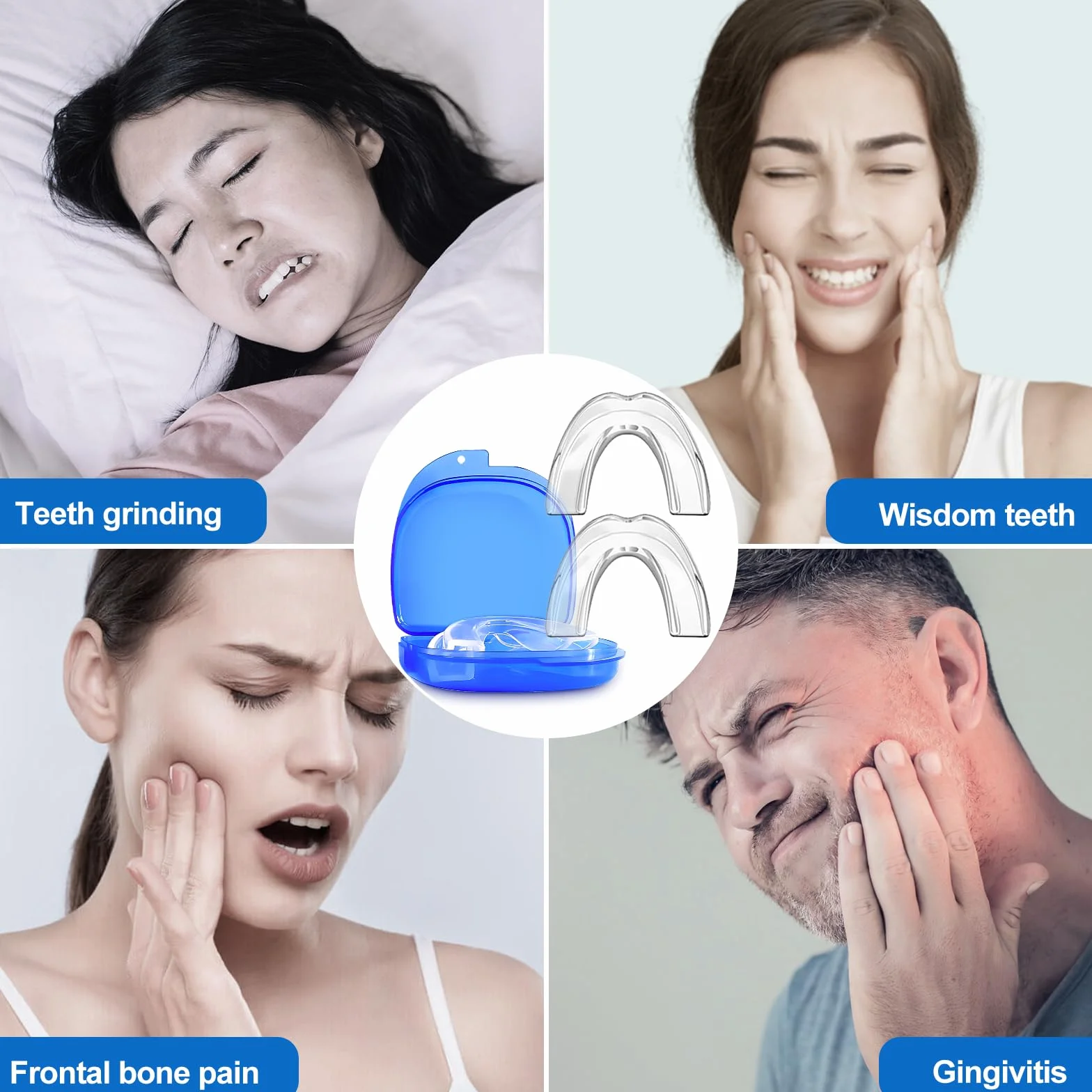 Dental Bruksizm ochrona jamy ustnej osłona do rozdrabniania zębów