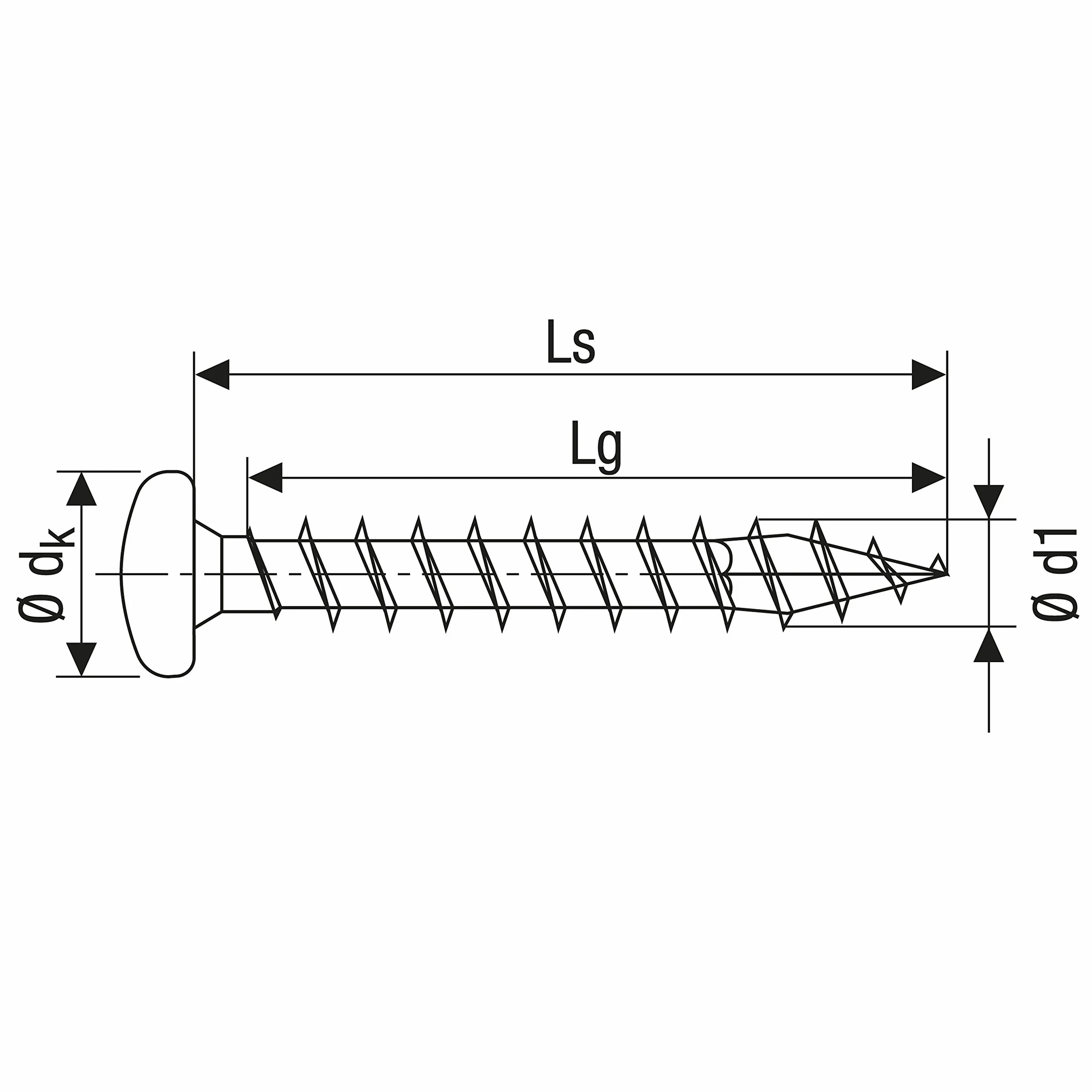 Spax T-Star Plus 4Cut Panhead - uniwersalna śruba, w pełni gwintowana, stal nierdzewna A2, 1.4567-0207000350203, 0207000400353