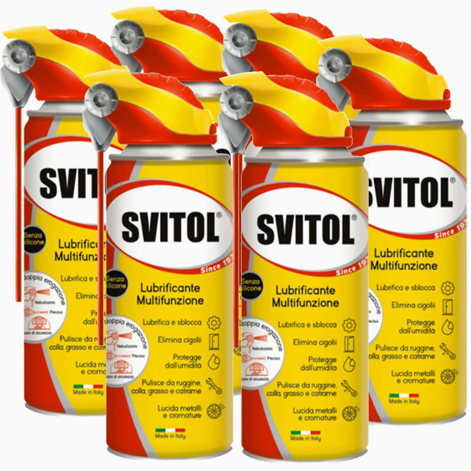 AREXONS SVITOL SLUBRIFICING Spray wielofunkcyjny 6 x 500 ml Wielofunkcyjny