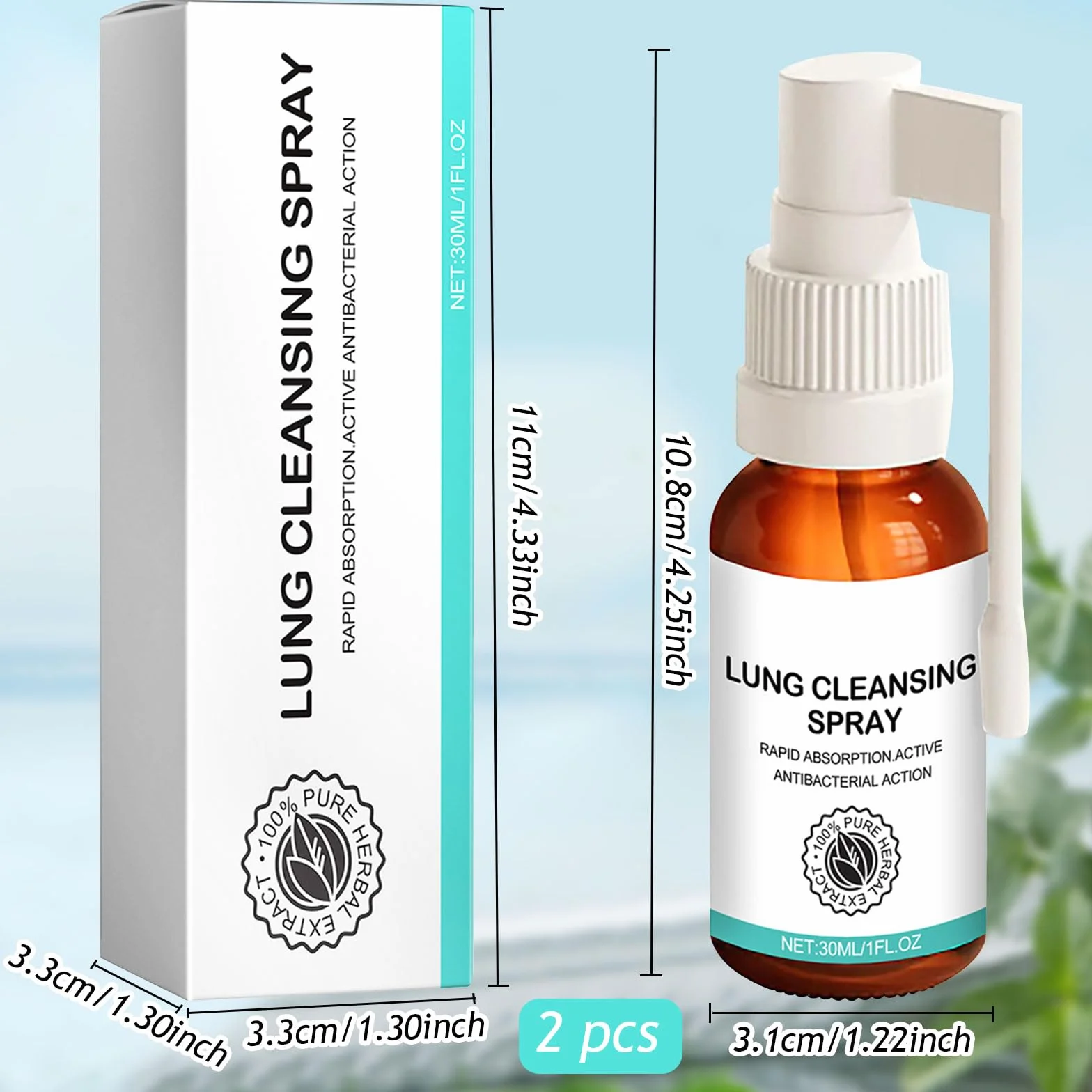 Spray na grzybicę stóp, 2 * 30 ml Spray na grzybicę stóp, spray do paznokci stóp, spray do stóp i paznokci, spray do stóp i paznokci do naprawy i zwalczania nieprzyjemnego zapachu