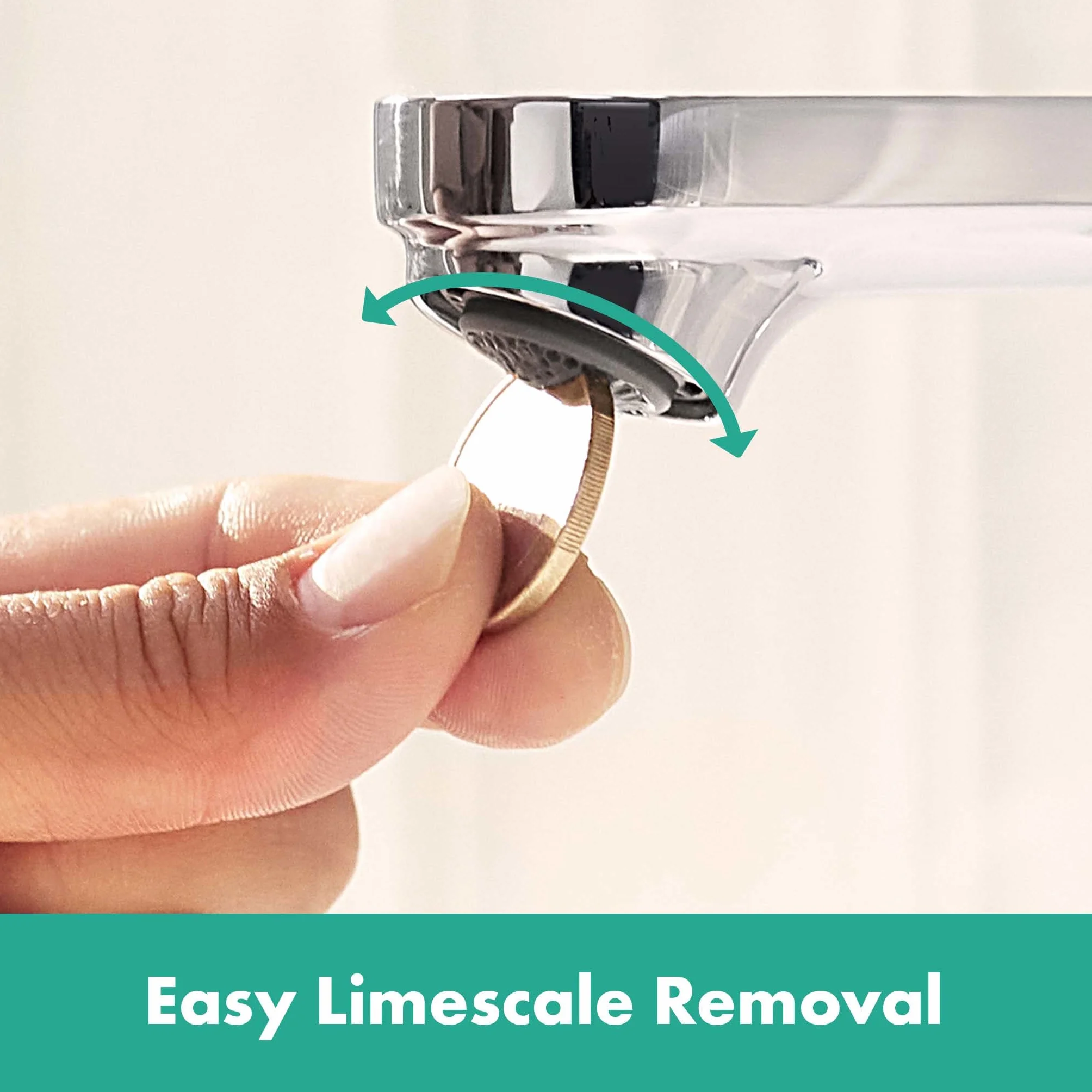 hansgrohe Rebris S - jednouchwytowa bateria umywalkowa z zestawem odpływowym klik-klak, kran łazienkowy z wylewką 109 mm, oszczędność wody (EcoSmart+) i energii (CoolStart), chrom, 72588000