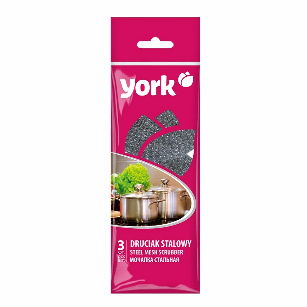 York myjka metalowa, 2 sztuki w opakowaniu (2 x 45 g)