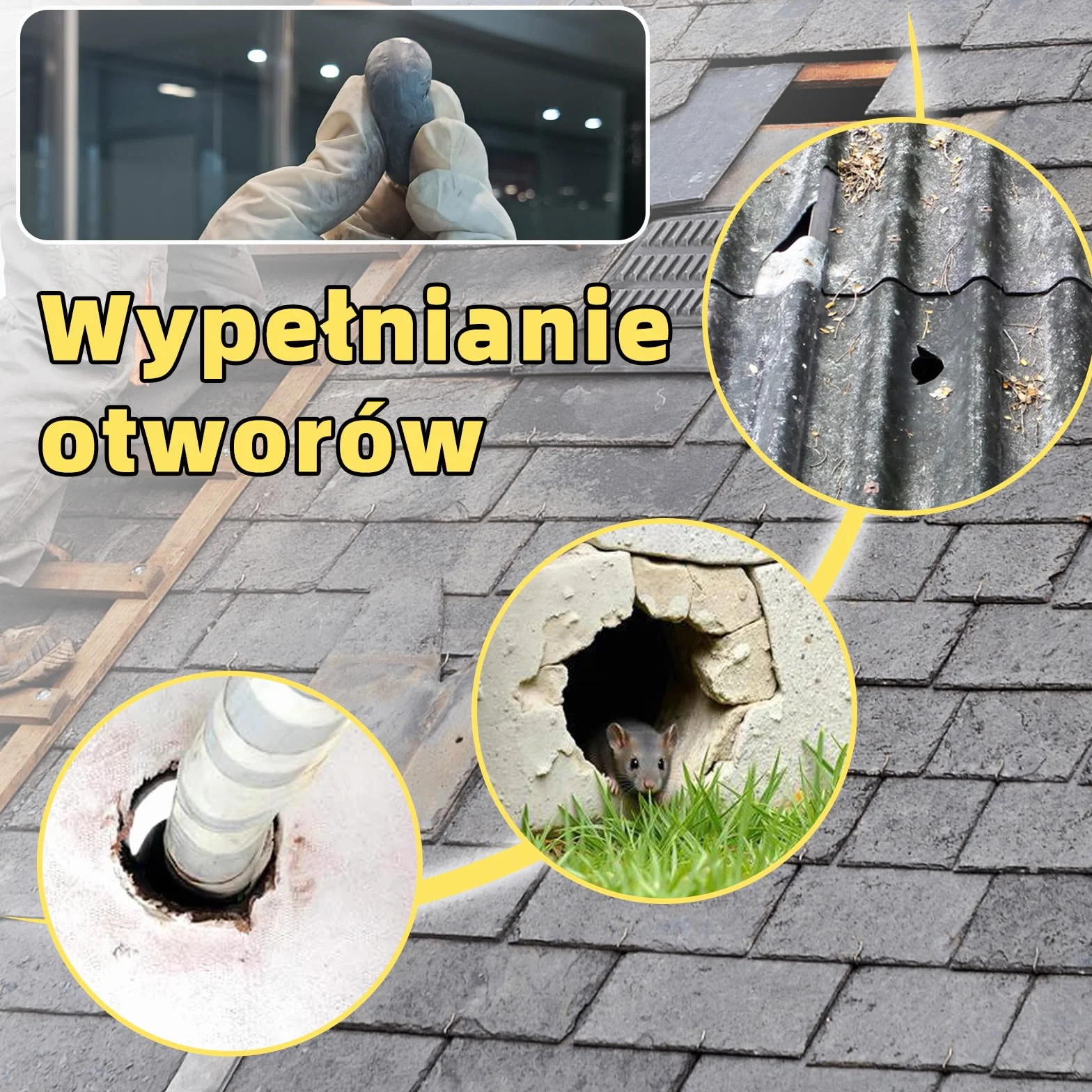 LOCBONDSO plastelina epoksydowa, 2-składnikowa żywica epoksydowa, wielofunkcyjna plastelina do naprawy dla metalu, drewna, ceramiki, 2k klej