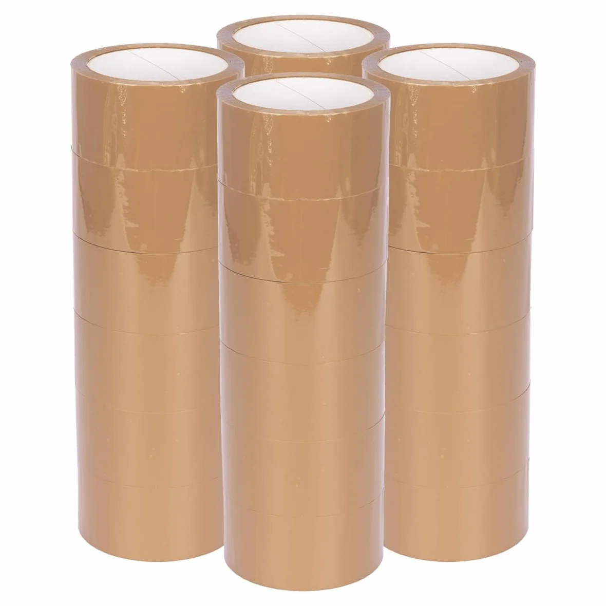 verpacking 24 x taśma samoprzylepna brązowa głośno odwijana, 48 mm x 66 mb taśma pakowa taśma pakowa taśma klejąca