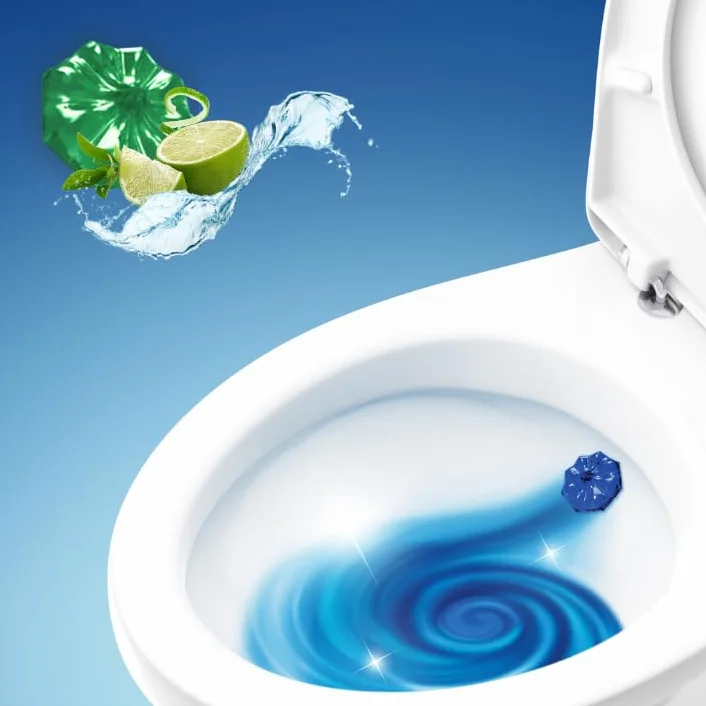 Duck® Fresh Discs® Lime - podwójny zapas do toalety o zapachu limonkowym - krążek czyszczący do WC 2 x 36ml