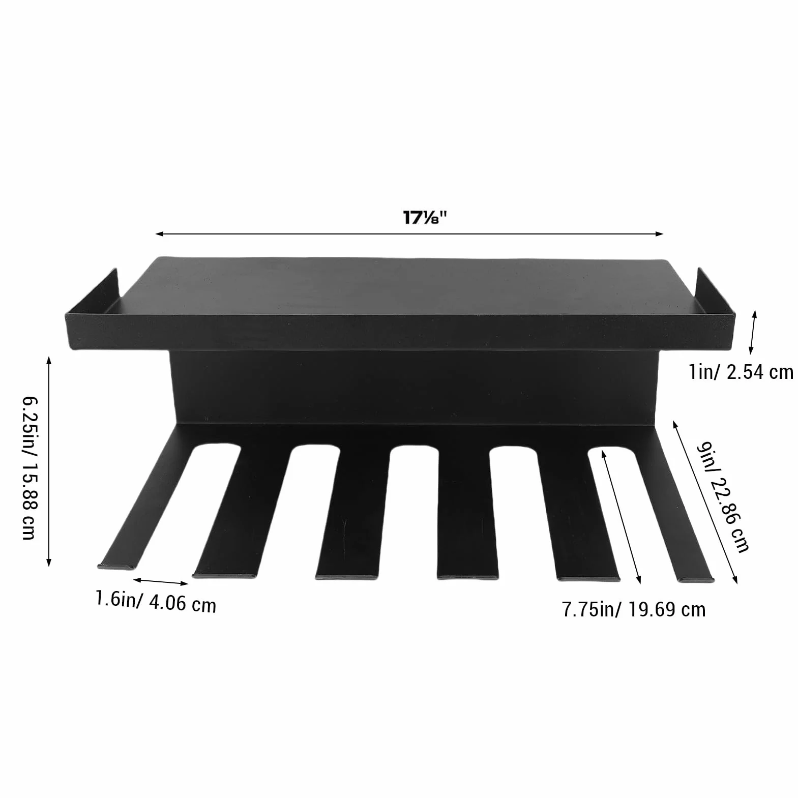 banapoy Organizer na Elektronarzędzia do Montażu na ścianie, Wytrzymały Stojak do Przechowywania Narzędzi Ręcznych, Półki Przechowywania w Garażu z 5 Uchwytami Wiertła, Warsztatu, Garażu