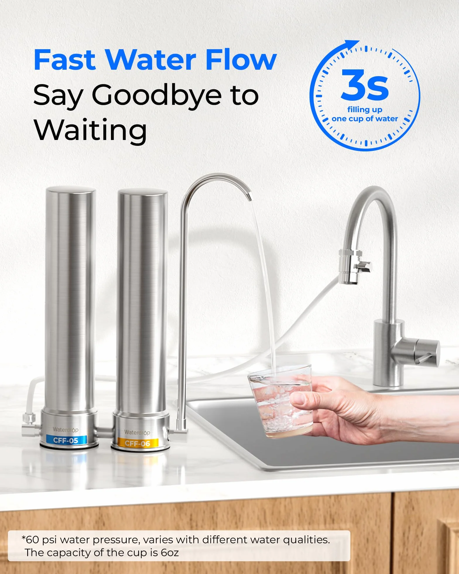 Waterdrop Filtr do wody wymienny do blatu