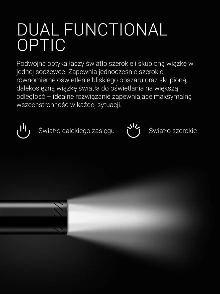 Zweibrüder ZB4P lampa długopisowa, latarka 400 lumenów – kompaktowa mini latarka LED z regulacją ostrości, Dual Functional Optic, ładowana przez USB-C, idealna na co dzień i outdoor