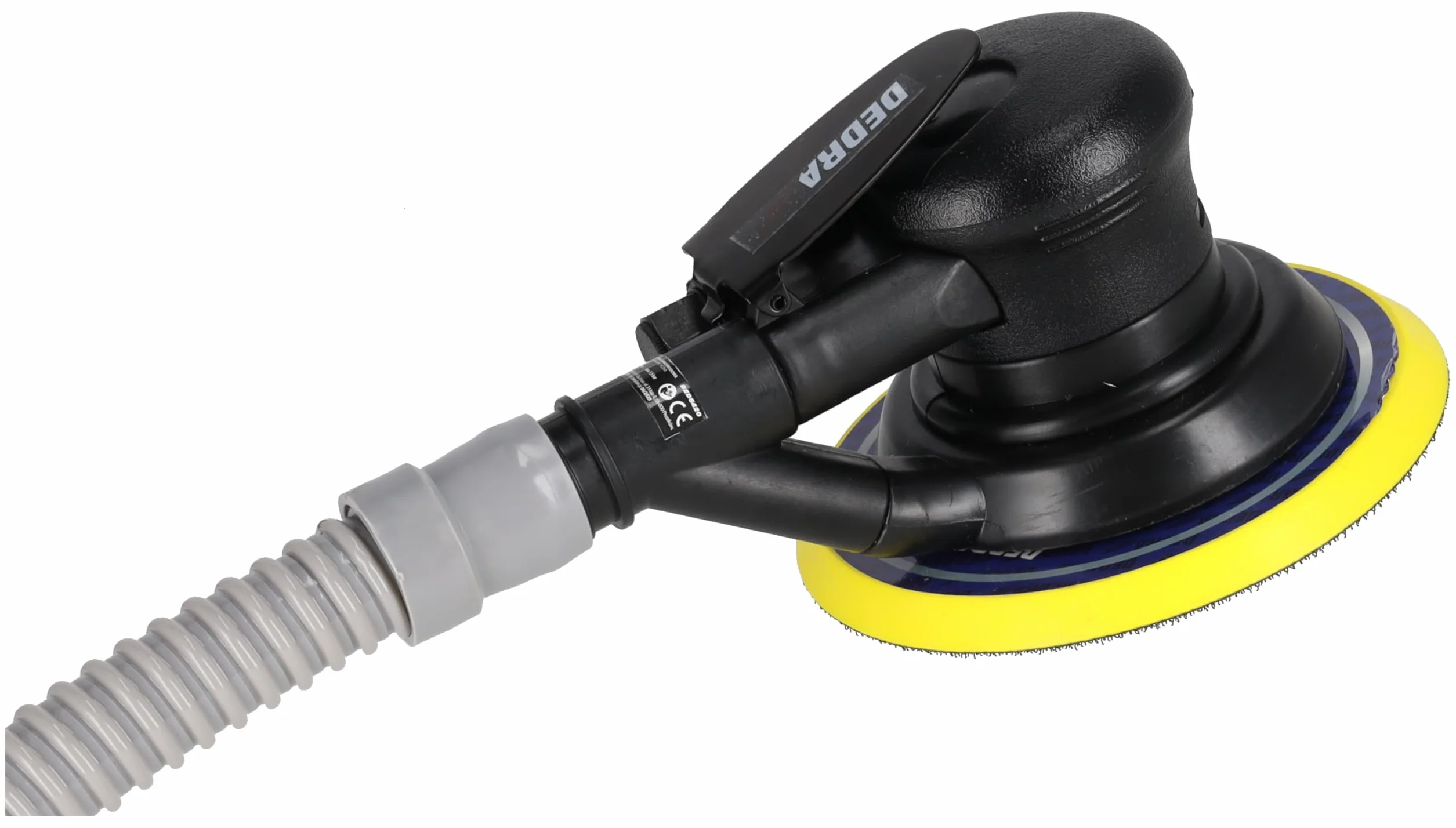 DEDRA Pneumatyczna szlifierka mimośrodowa Ø 150 mm, 10 500 obr./min, skok 2,5 mm