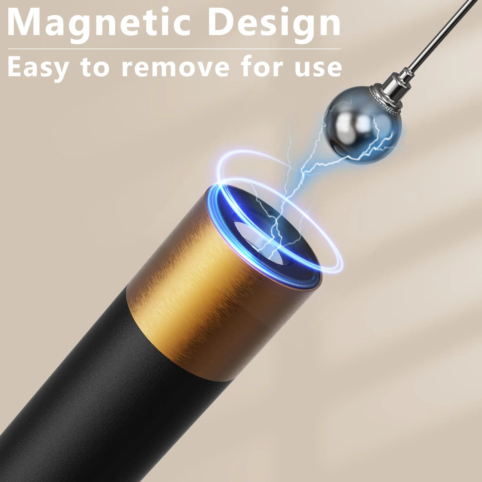 ACMHNC Bezprzewodowa lampa wisząca, lampa do sypialni, lampa wisząca LED 5 W, bateria 4500 mAh, możliwość ściemniania, regulowana wysokość 190 cm, średnica 4 x 33 cm