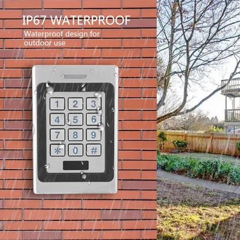 System Kontroli Dostępu do Drzwi, Wodoodporny Kontroler Kart RFID IP67 Klawiatura Klawiatura do Drzwi Garażowych IP68 Karta Klawiatura Kombinowana Kłódki Kontrola Bezpieczeństwa